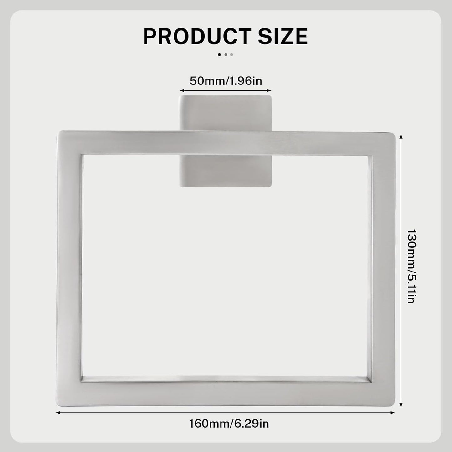 Brushed Nickel Towel Ring Towel Holder for Bathroom Bath Towel Hanger SUS304 Stainless Steel Bathroom Hardware Accessories Wall-Mounted