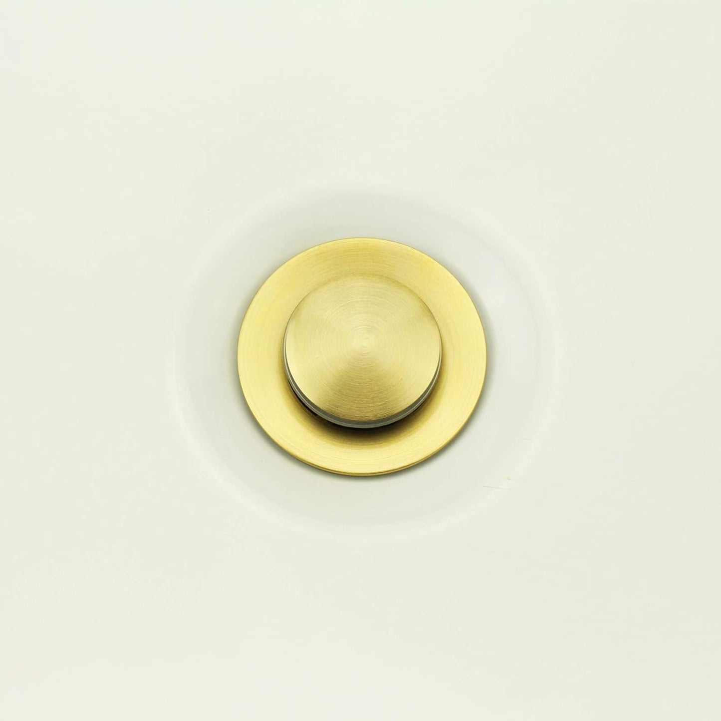 Bathroom Pop Up Sink Drain, Gold Vessel Vanity Sink Drain Stopper without Overflow