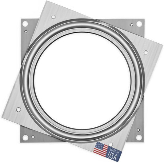 Lazy Susan Hardware, 4 inch, 350 lbs. Load Capacity, Pack of 10 Steel Lazy Susan Turntable Ball Bearing, by Woodpeckers