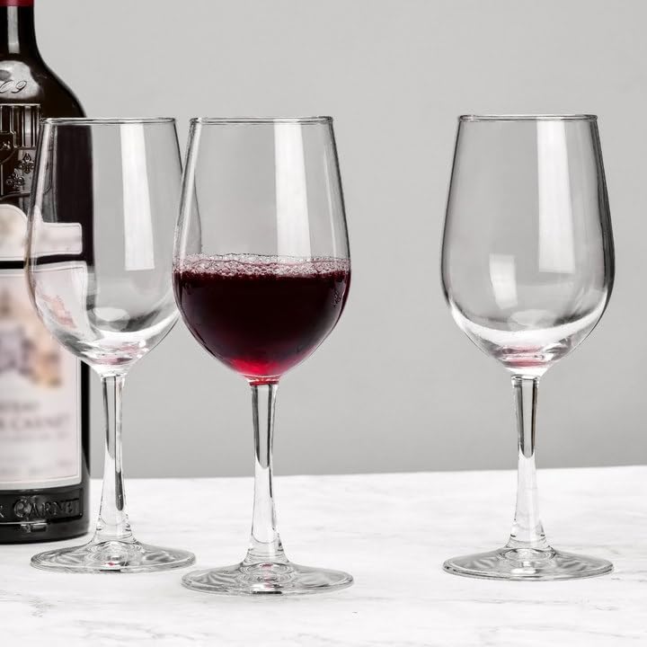UMI UMIZILI Wine Glasses Set of 8, 12 Ounce Wine Glasses for white or red wine, All Purposed Wine Glass for Any Occasions