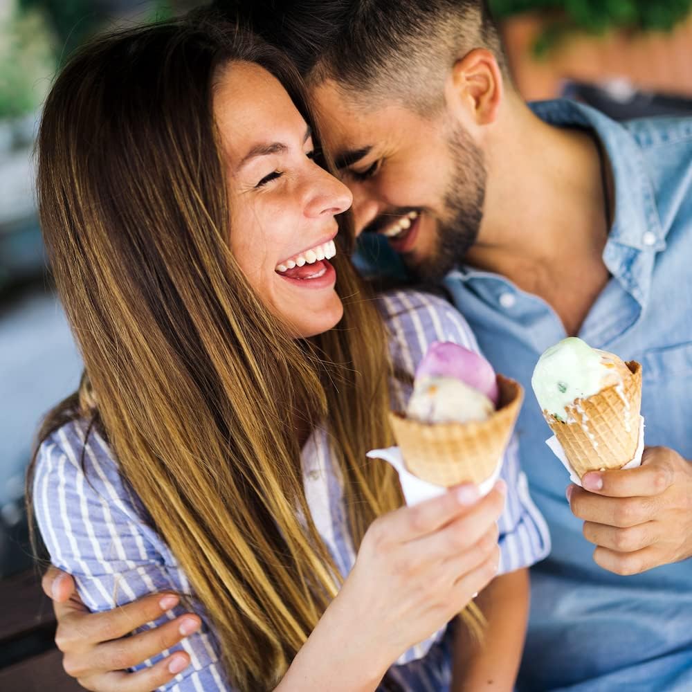 BALCI Ice Cream Scoop - Heavy Duty Stainless Steel Icecream Scooper With Non-Slip Rubber Grip - Professional Metal Ice-Cream Spade - Dishwasher Safe – Purple