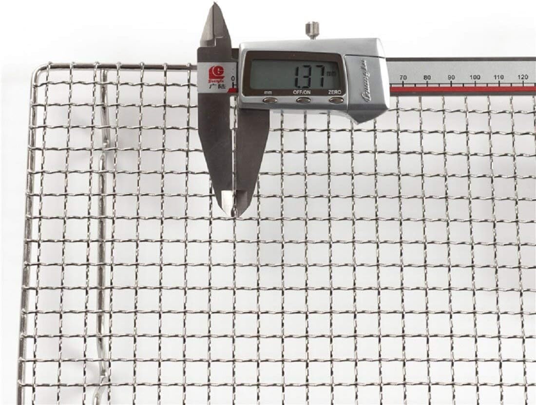 304 Stainless Steel Cooling Rack Versatile Baking Rack Heat Resistant Rust Proof Sturdy Grate 17.5"*11.6"