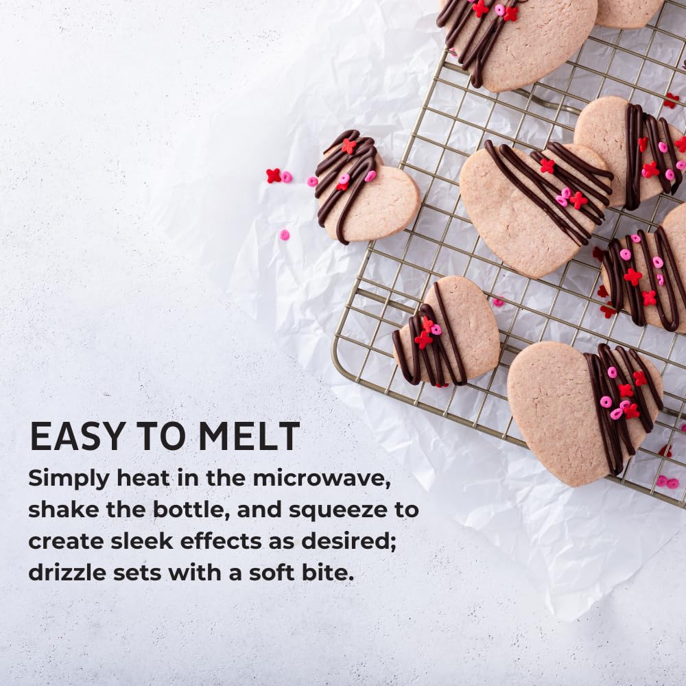 Limoncello-Flavored Cake Drizzle by Chefmaster, Edible Cake Drip Frosting for Decorating, Drip for Cakes, Cupcakes, Cookies, Donuts, 5 oz