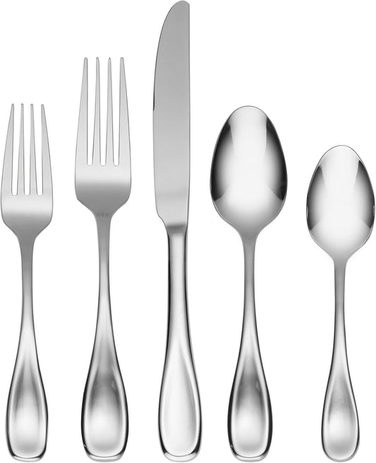 Oneida H003020A Voss 20 Piece Everyday Flatware Set, Service For 4