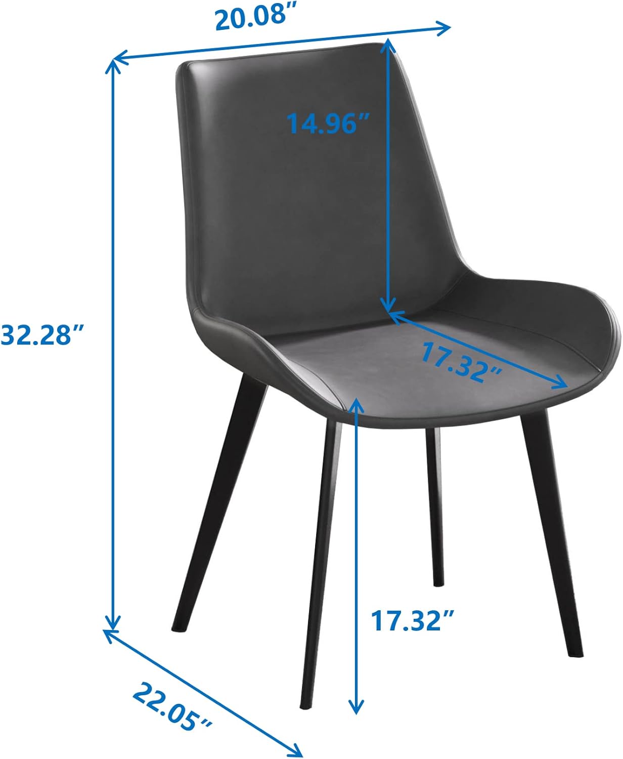 Montary 9 Piece Dining Table Chairs Set, Modern Dining Table Set of 8, Includes 59" D Marble Round Table with Metal Iron Base, 8 Grey Black Dining Chairs for Home, Kitchen