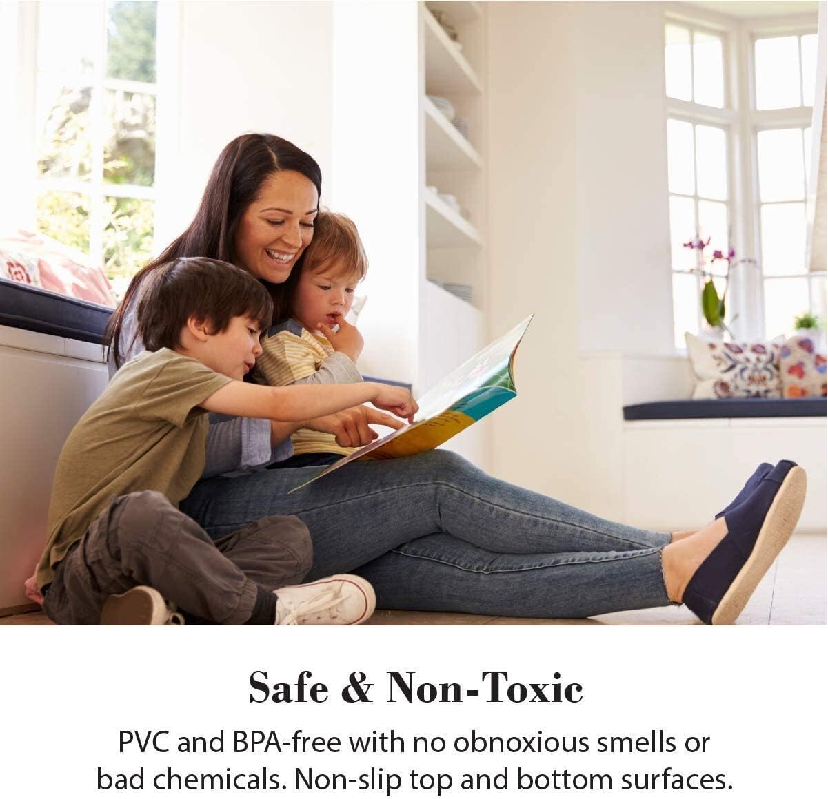 WellnessMats Anti-Fatigue Bella Motif Mat, 36 Inch by 24 Inch, Antique Light