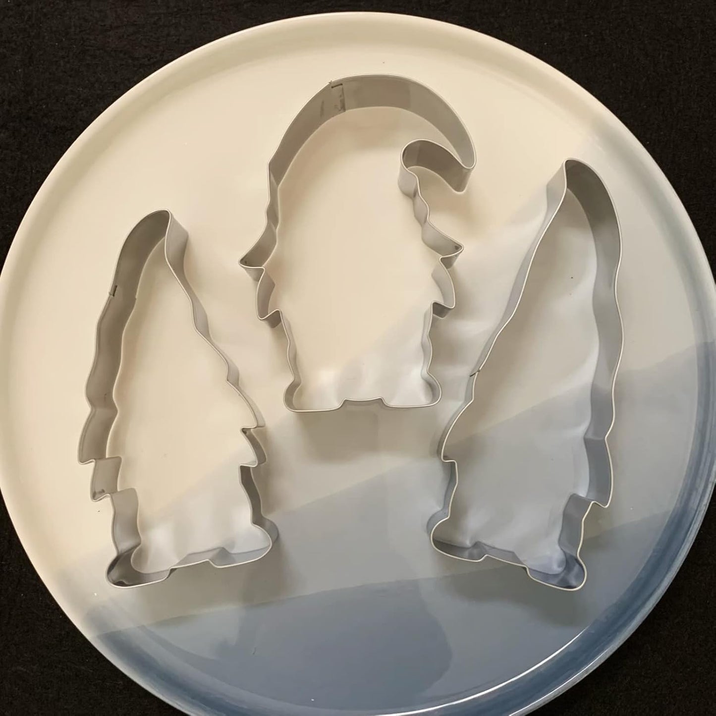 Gnome Cookie Cutter Set-5.3" 4.5" 4.3"-3-Pieces-Holiday Cookie Cutters Fondant Biscui Cutters
