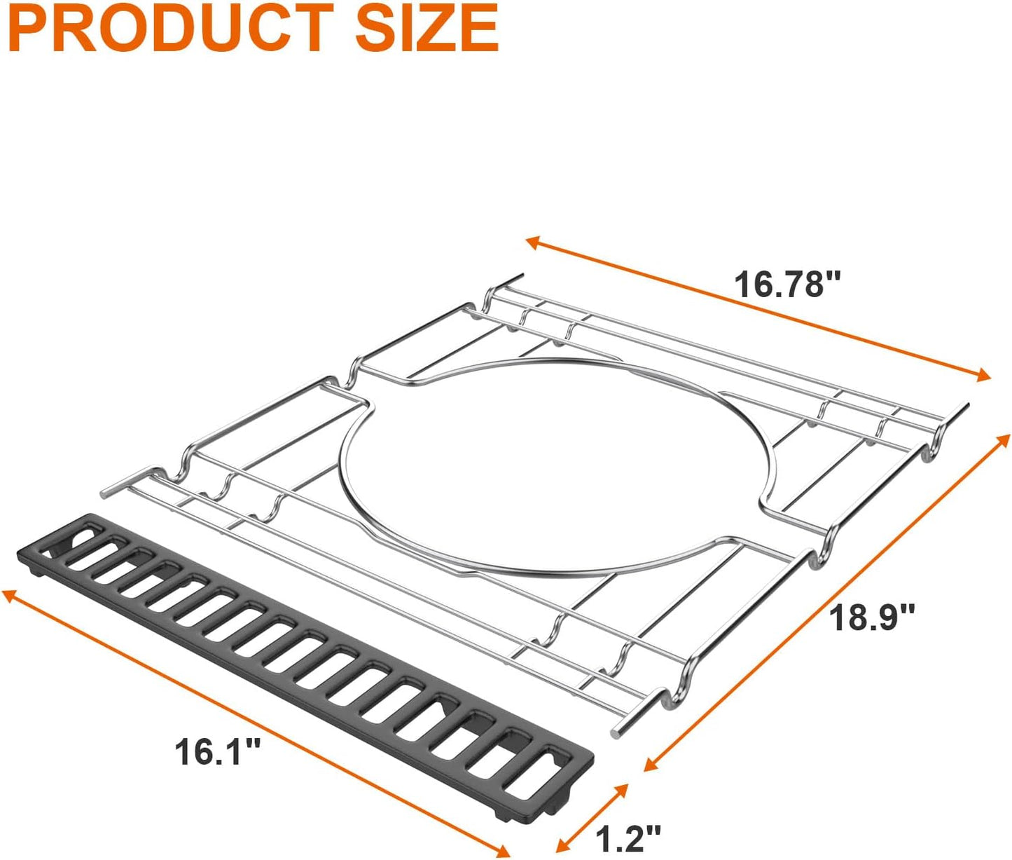 DELSbbq 7677 Frame Kit for Weber Crafted Genesis Grills, Replacement for Weber Genesis II 300/400 Series Genesis 2022 SX-325S S-325S E-325S EX-325S Grill, Perfect for Weber Genesis 2016 and Newer