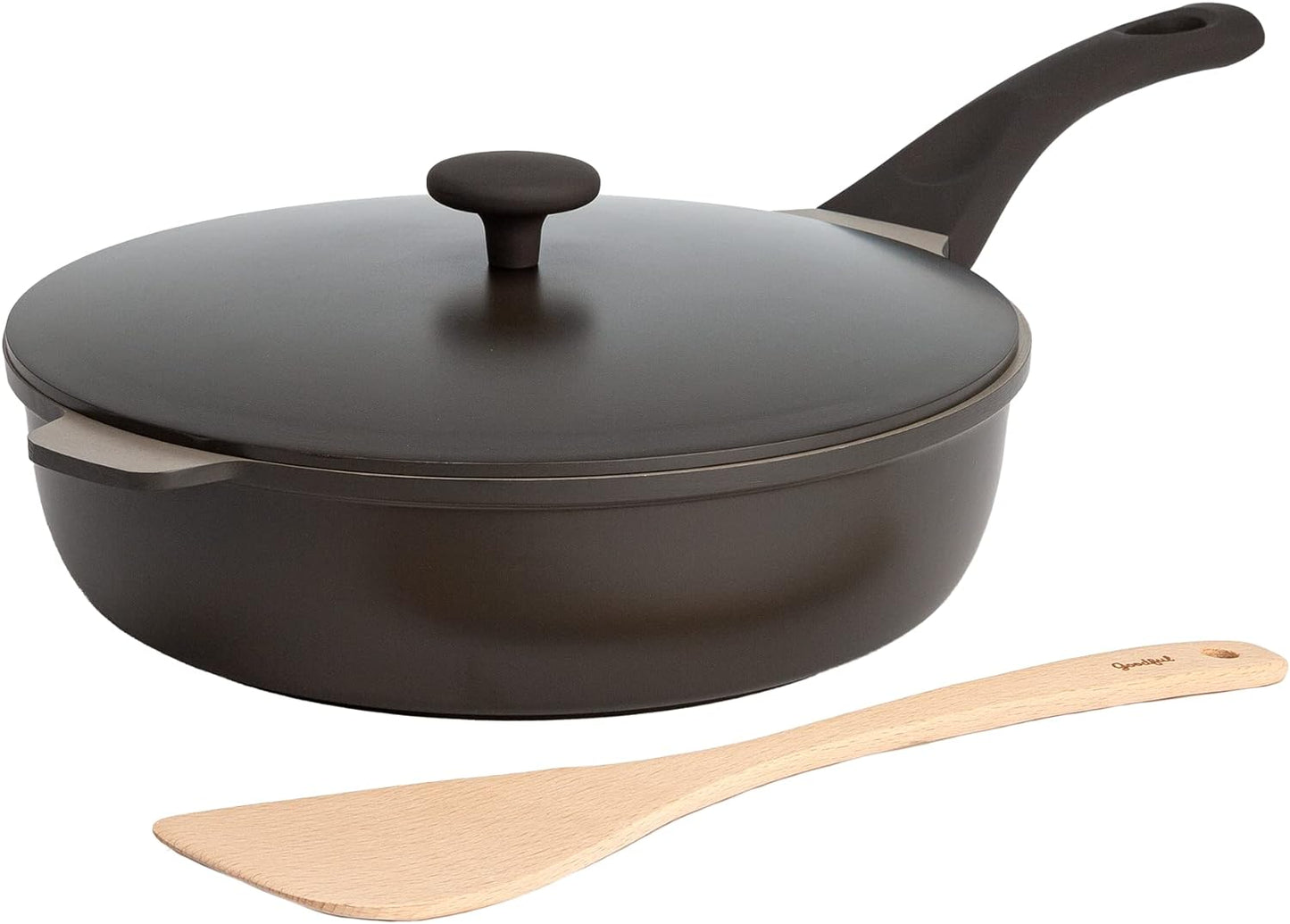 Goodful All-in-One Pan, Multilayer Nonstick, High-Performance Cast Construction, Multipurpose Design Replaces Multiple Pots and Pans, Dishwasher Safe Cookware, 11-Inch, 4.4-Quart Capacity, Graphite