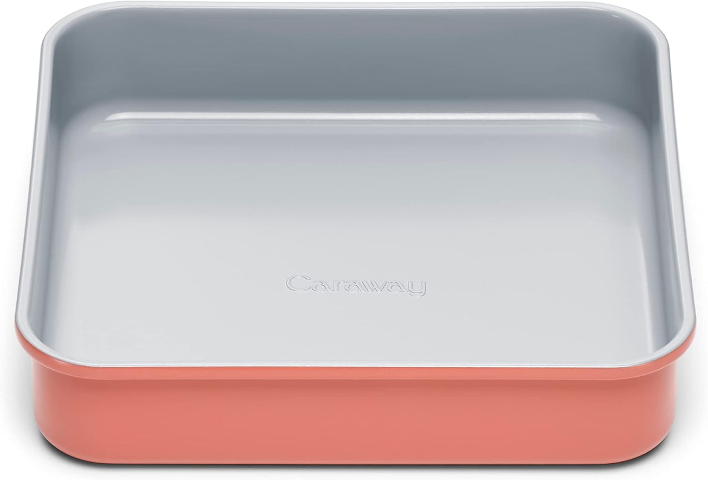 Caraway Non-Stick Ceramic 9” Square Pan - Naturally Slick Ceramic Coating - Non-Toxic, PTFE & PFOA Free - Perfect for Brownies, Lemon Bars, Cakes, & More - Perracotta