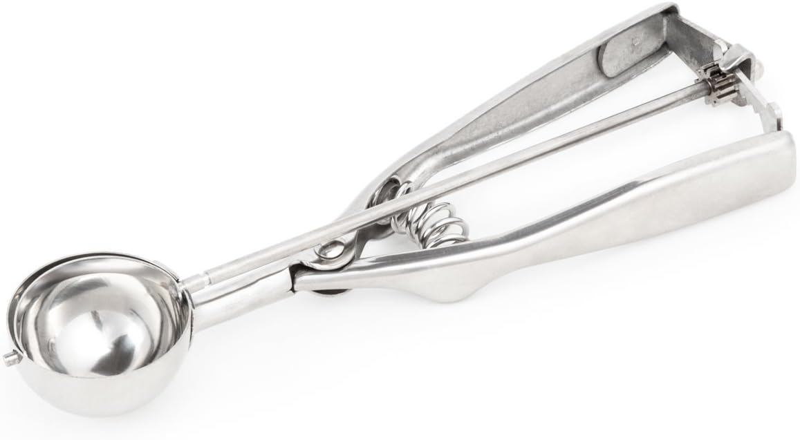 Fox Run Stainless Steel Scoop, 1 x 2.5 x 8.25 inches, Metallic