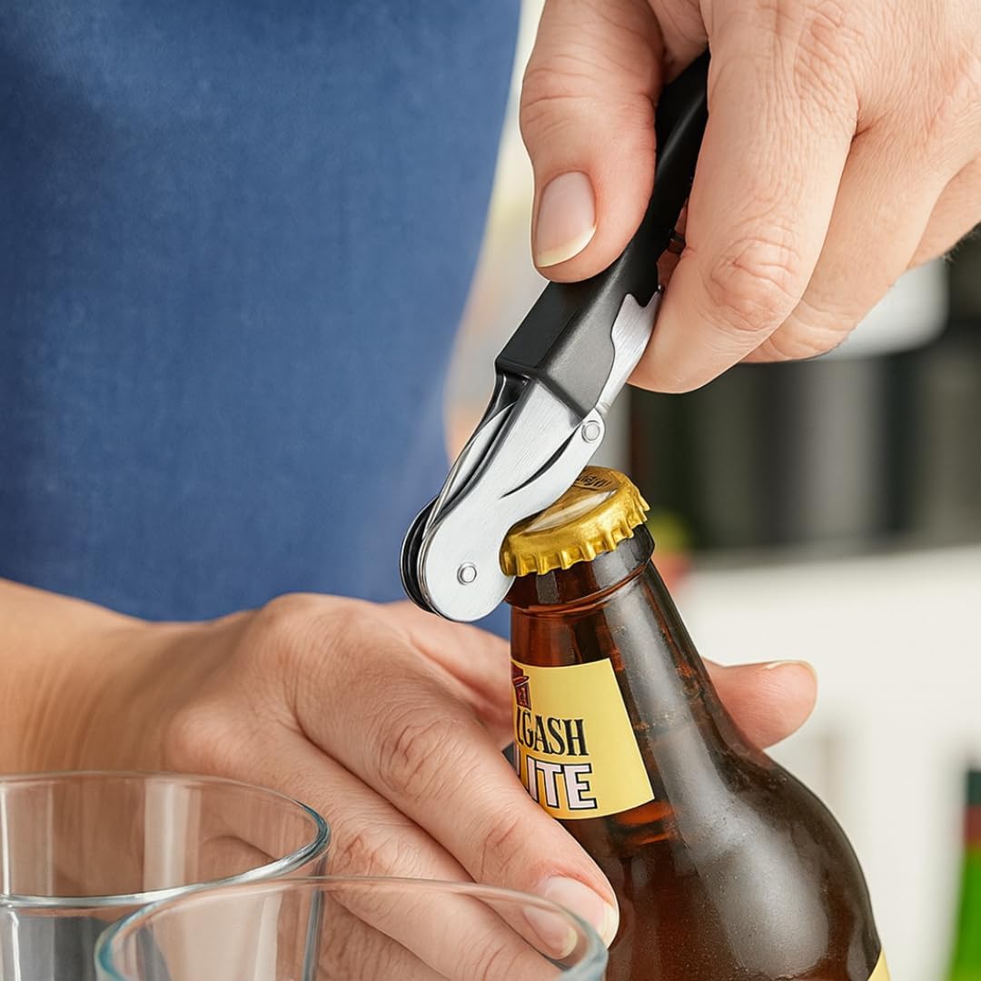 The Wine Chic Engraved Wine Key Corkscrew with Quote and Funny Sayings, Unique Back to School Gifts for Moms and Wine Lovers (Car Line Sommelier)