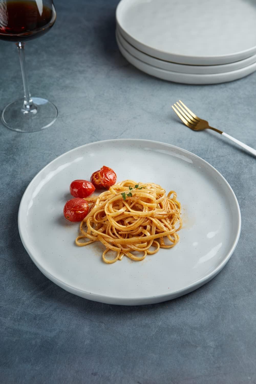 Famiware Mars Plates and Bowls Set, 24 Pieces Dinnerware Sets, Dishes Set for 8, Multi-color