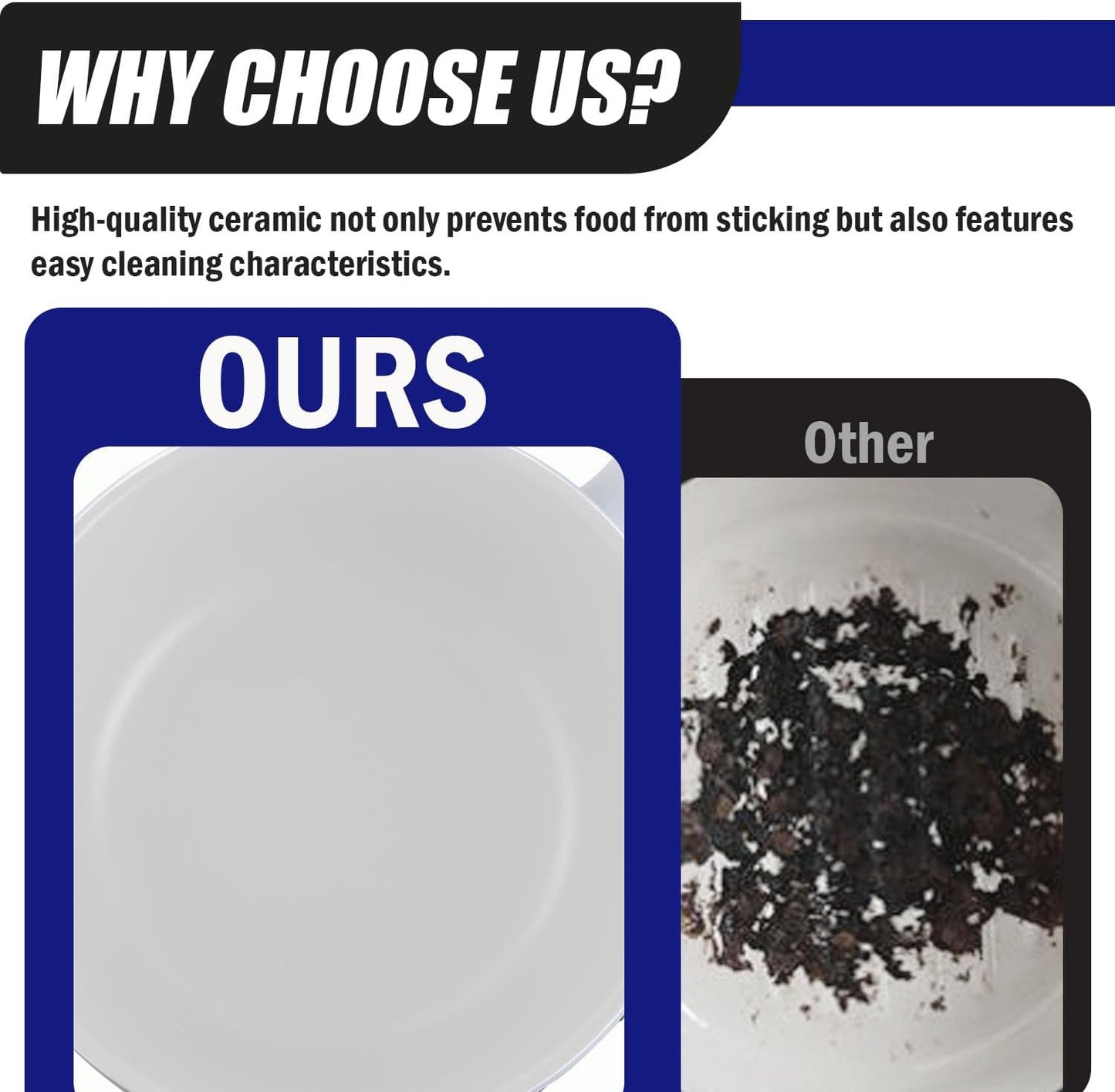 Artestia Swiss Fondue Set for Party - 2L Large Capacity Cheese Fondue Pot Melting Chocolate, Ceramic Fondue Pot, 6 Fondue Forks, Christmas, Wedding Gifts (AR-83107 (Ice Dancer))