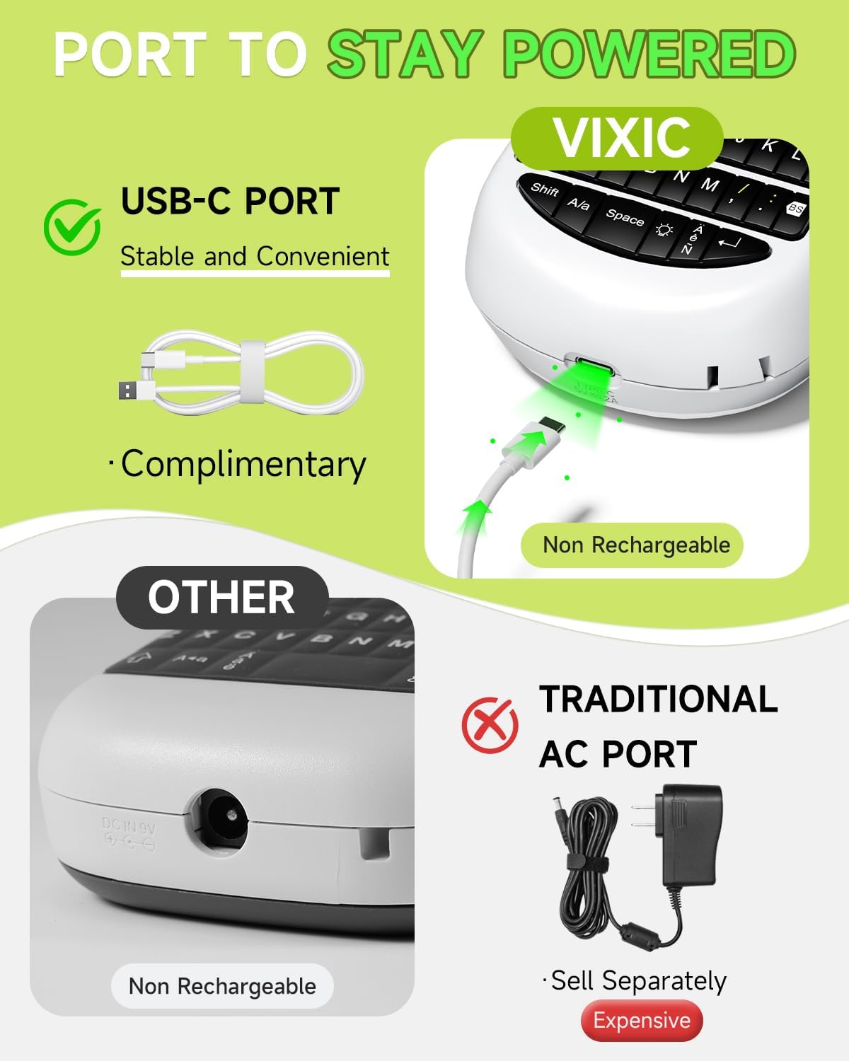 Label Maker Machine with-Tape, H1100 Handheld Label Maker Portable Labeler with Backlight Screen Keyboard for Home School Office Organization, Multiple Fonts Symbols Borders Easy to Use Inkless