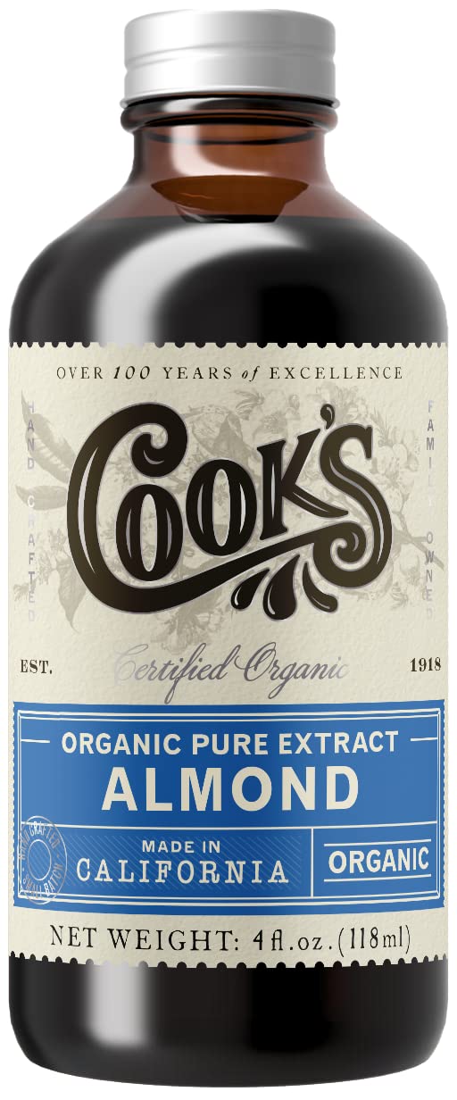 Cook's Organic Pure Almond Extract 4 oz