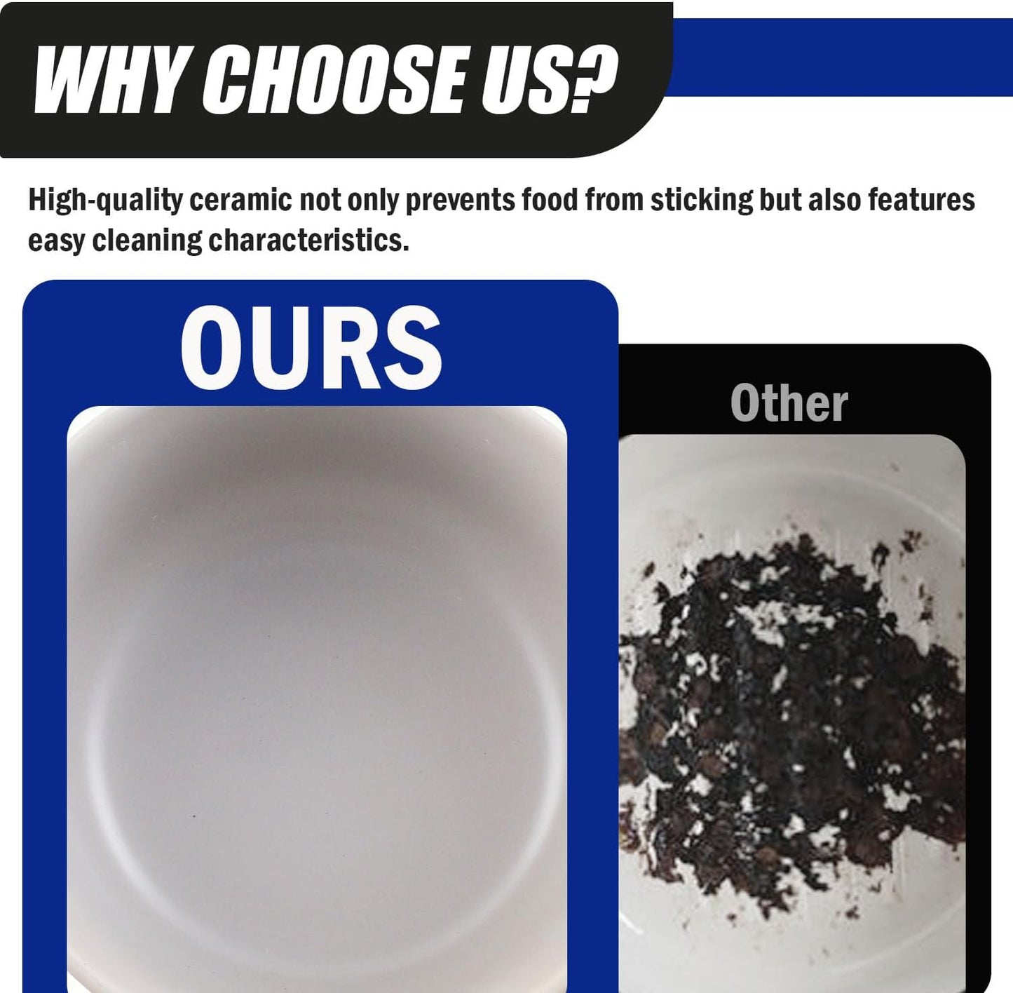 Artestia Swiss Fondue Set for Party - 2L Large Capacity Cheese Fondue Pot Melting Chocolate, Ceramic Fondue Pot, 6 Fondue Forks, Christmas, Wedding Gifts (Icebound Eagles)