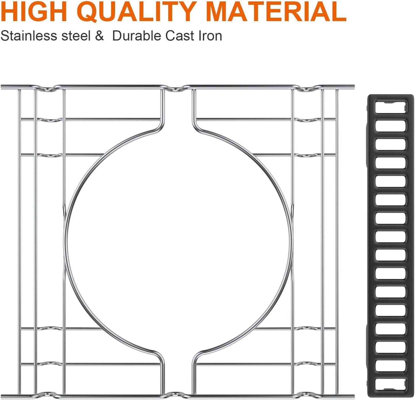 DELSbbq 7677 Frame Kit for Weber Crafted Genesis Grills, Replacement for Weber Genesis II 300/400 Series Genesis 2022 SX-325S S-325S E-325S EX-325S Grill, Perfect for Weber Genesis 2016 and Newer