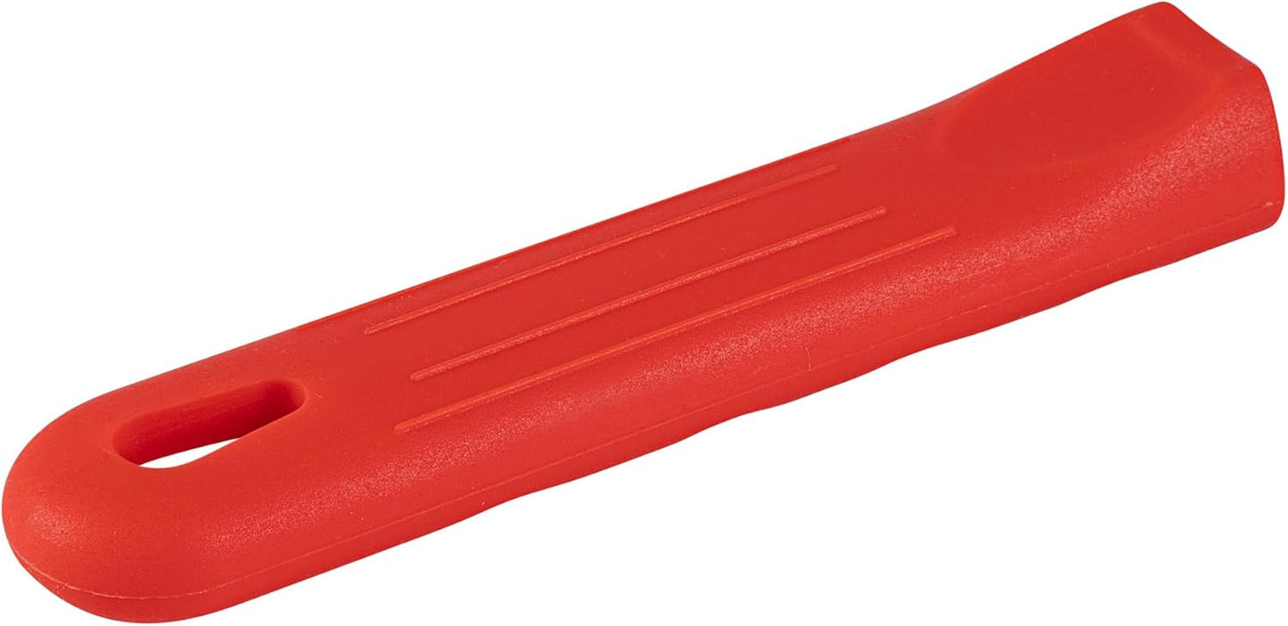 Restaurantware-Met Lux Pan Handle Sleeve, 1 Removable Pan Handle Cover - Fits 14-inch Pans, Aluminum Pans Sold Separately, Red Silicone Holder Sleeve, Dishwashable, No-Slip