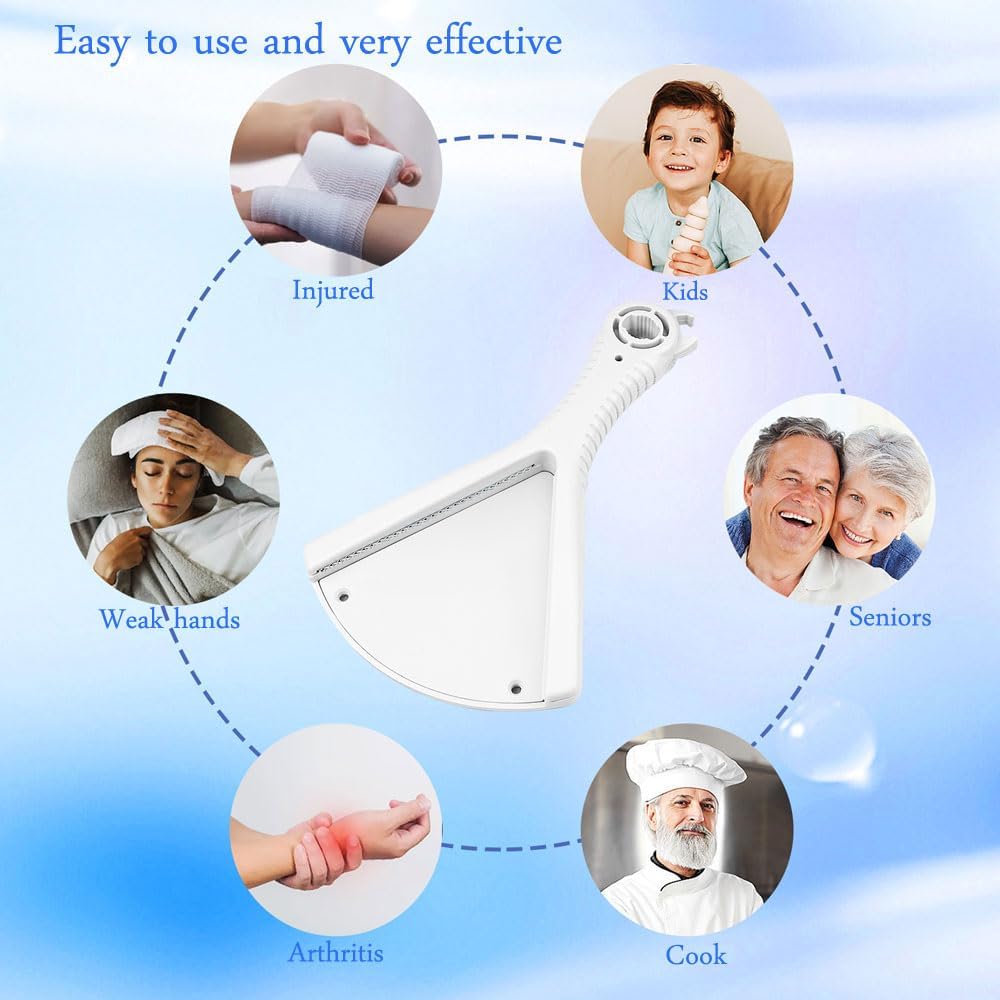 Jar Opener Bottle Opener Beer Opener for Weak Hands, Arthritic Hands, Seniors,Low Strength and Children