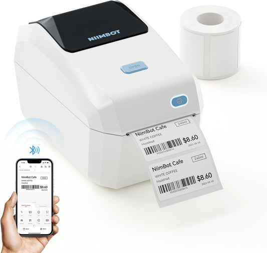 NIIMBOT K3 Label Printer, 3 Inch Label Maker with High-Speed, Bluetooth and USB Connection, Support Smartphone & PC, Thermal Label Maker for Small Business and Home Office