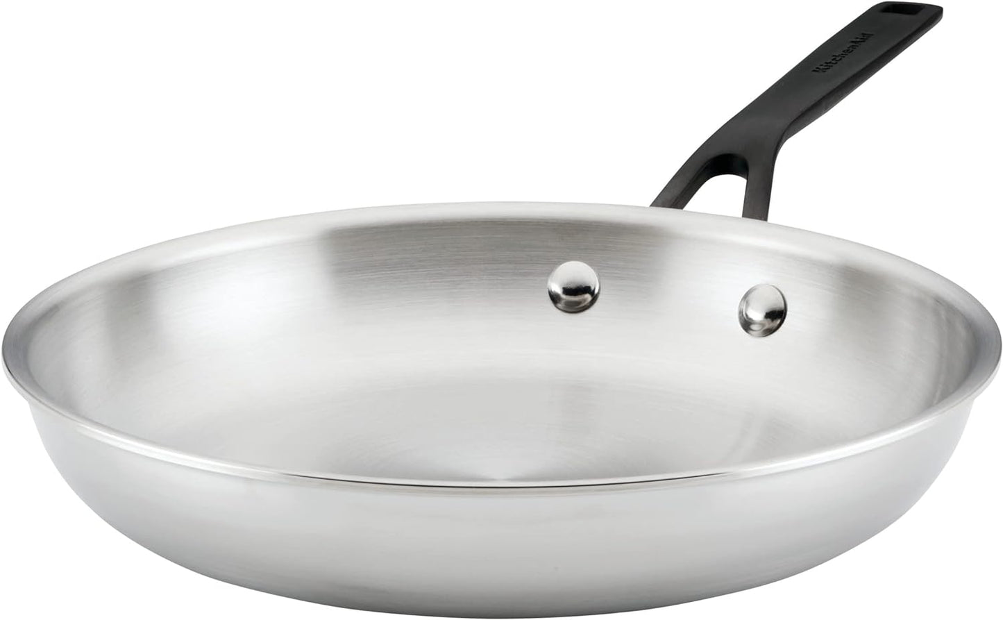 KitchenAid Polished Stainless Steel Frying Pan/Skillet, 10-Inch