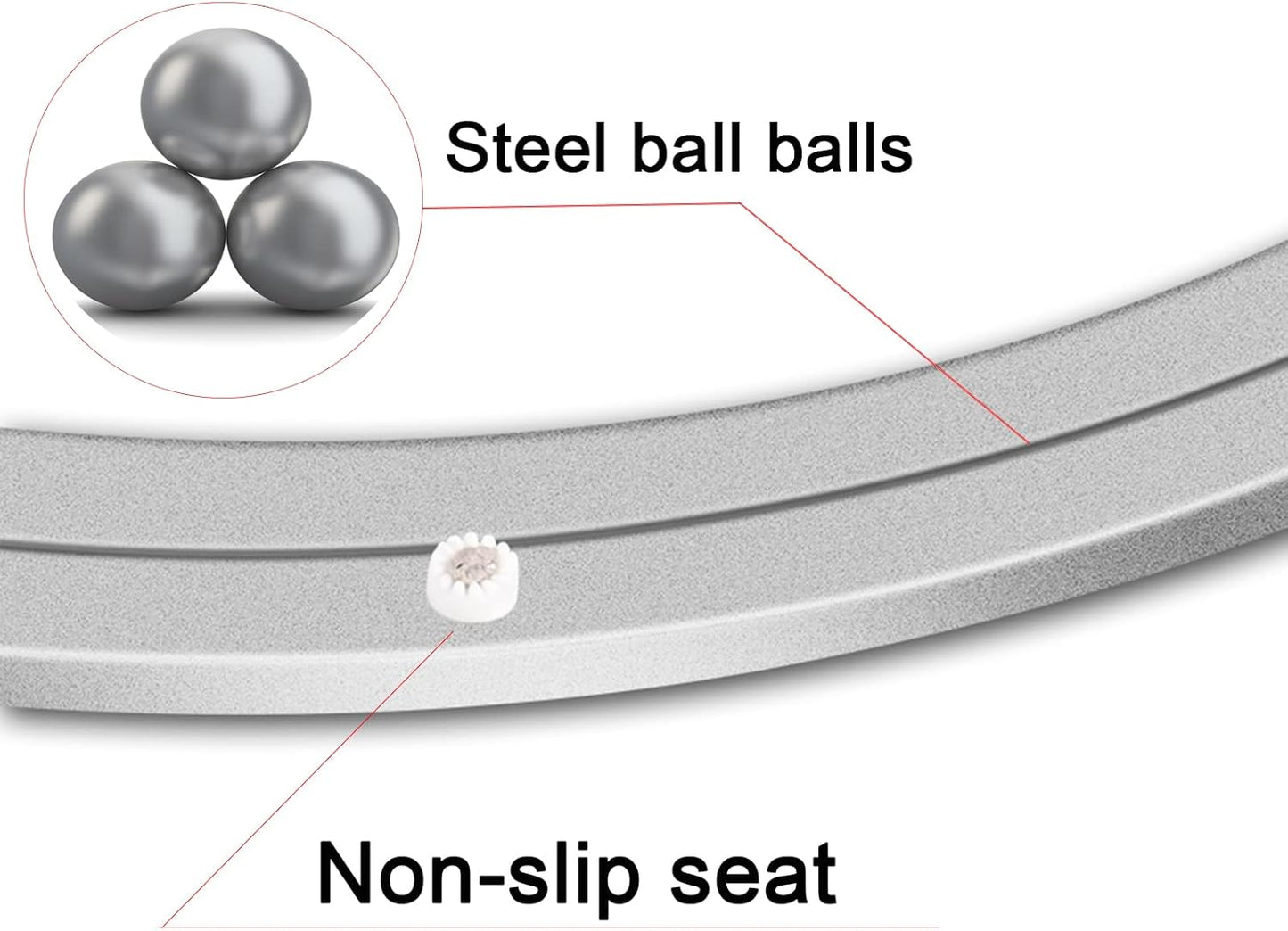 Lazy Susan Hardware Metal Rotating Turntable Bearings Swivel Plate Hardware for Dining-Table and Workbench (16 Inchs) …