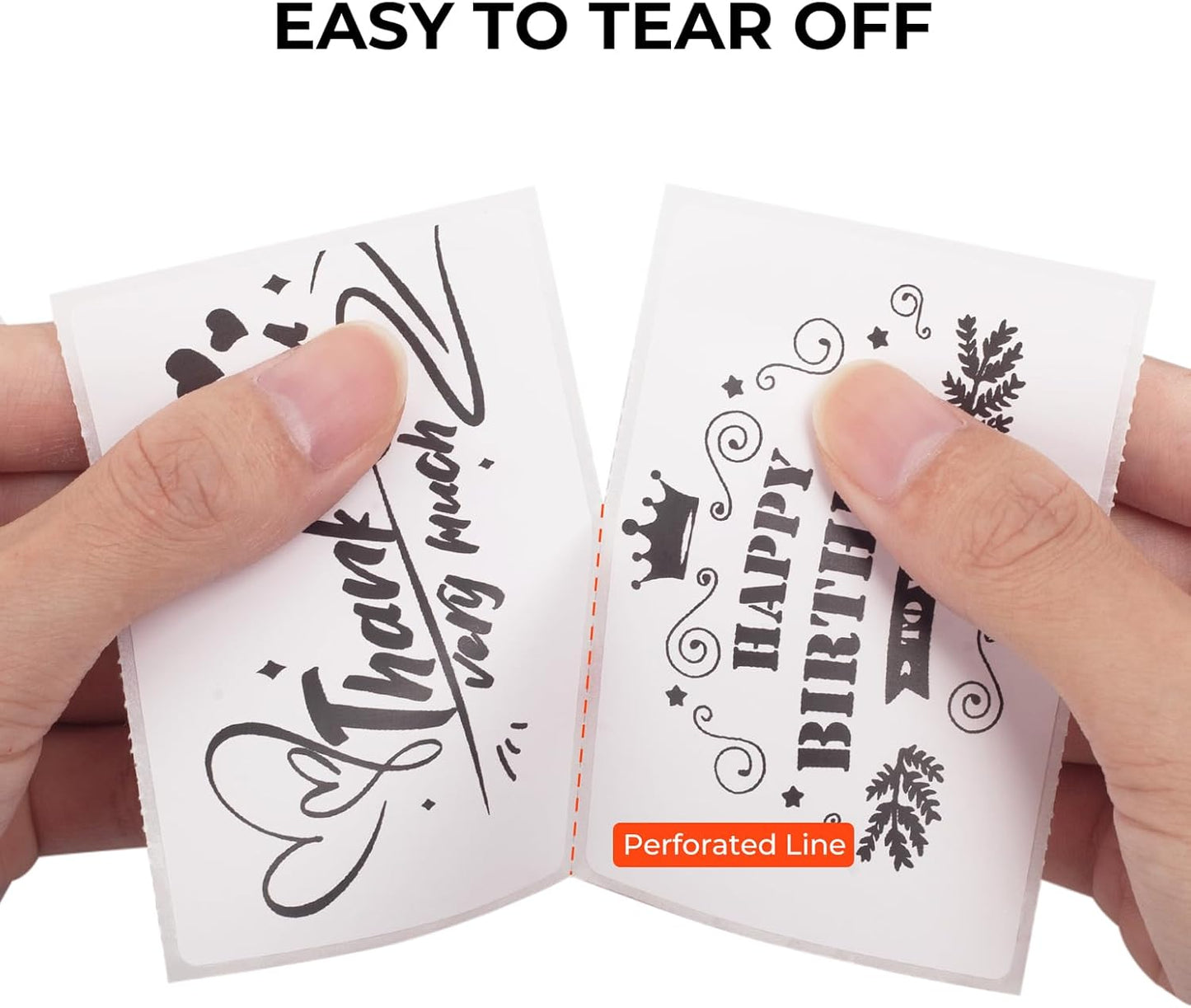 MUNBYN 3x2 Inch White Thermal Labels, Thermal Sticker Labels for Price, Barcode, Mailing, Name, 500 Sheets/1 Roll