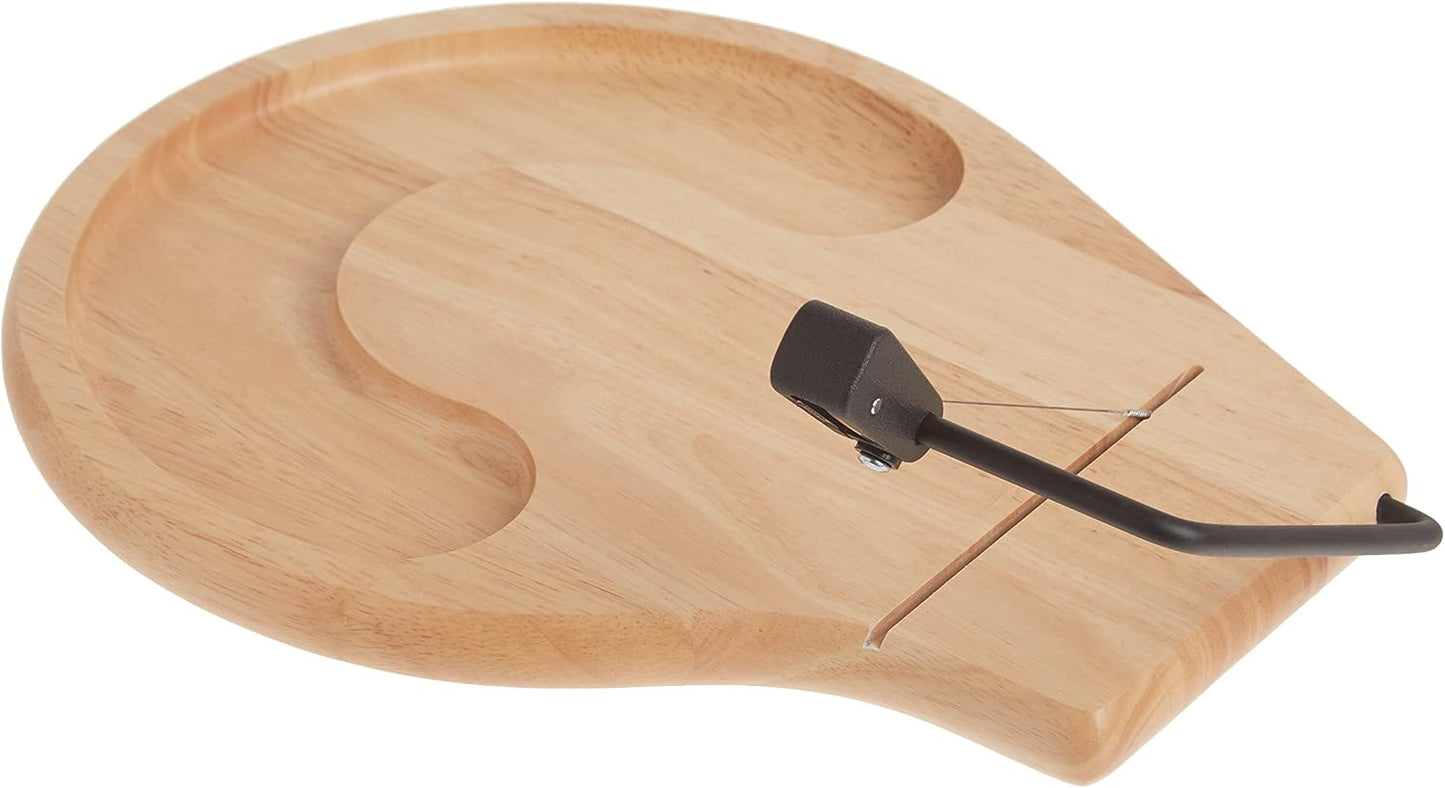 Prodyne Cheese Slicer/Tray with Cracker Well