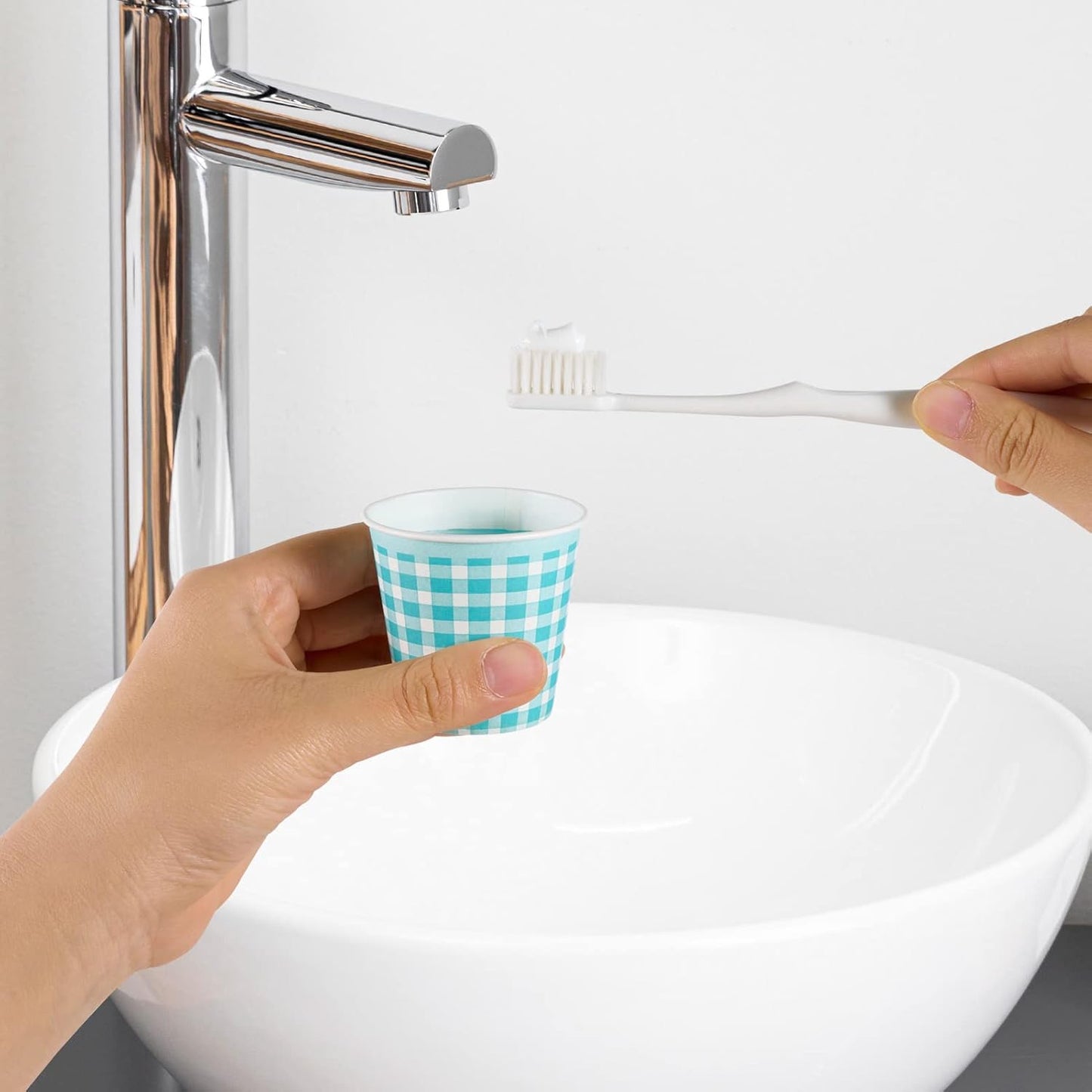 LITOPAK 720 Pack 3 oz Paper Cups, Colorful Disposable Bathroom Cups, Small Mouthwash Cups, Mini Snack Cups, and Disposable Paper Cups for Home, Bathroom, Picnic, Party, and Events.