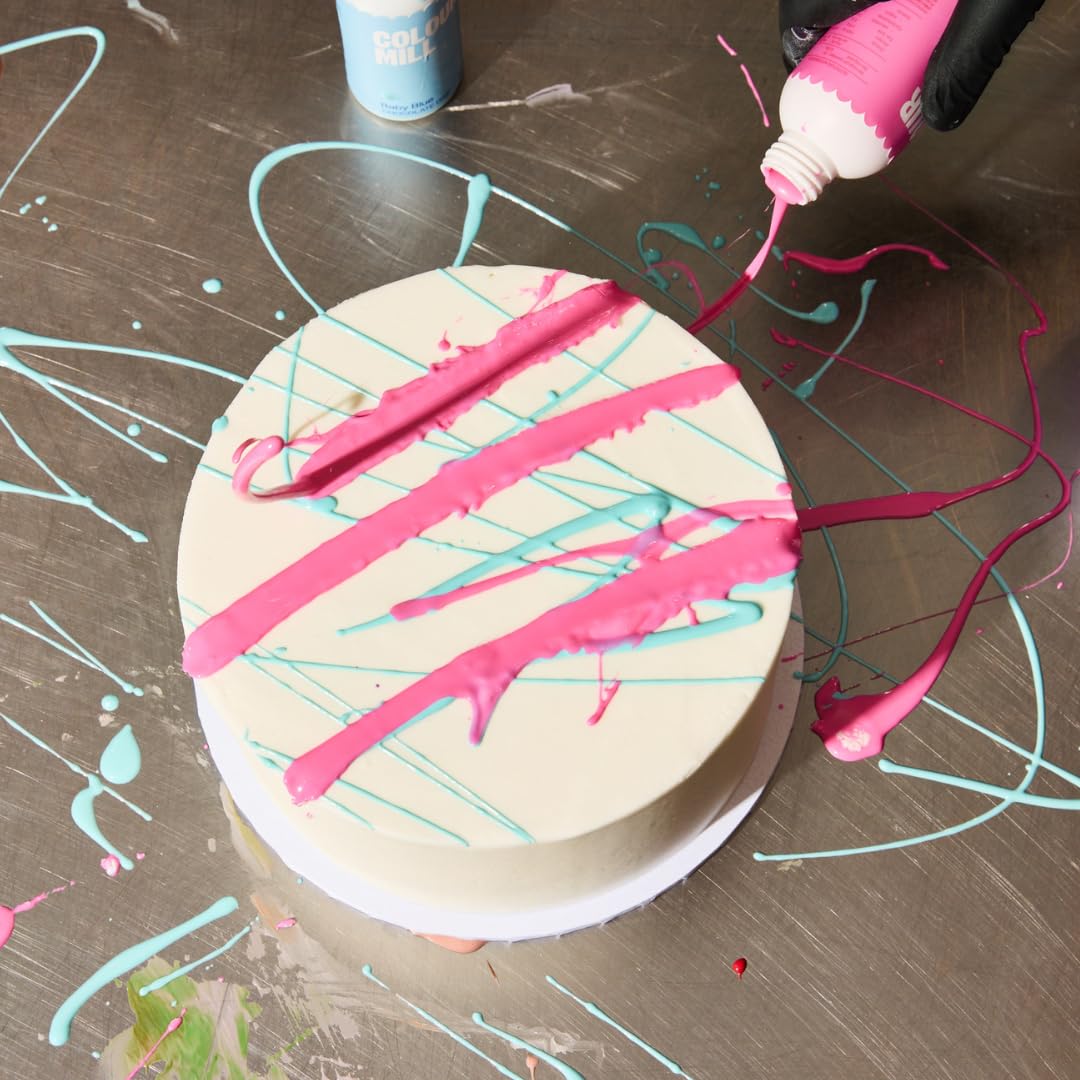 Colour Mill Chocolate Drip Easy-Melt Drizzle for Desserts, 125 Grams Candy