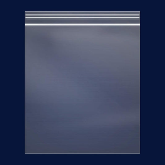 iMailer - 500 Count - 13" x 15" Clear Reclosable Zip Plastic Poly Bags - 2 Gallon Zip Bags for Clothing, T-Shirts, Pants