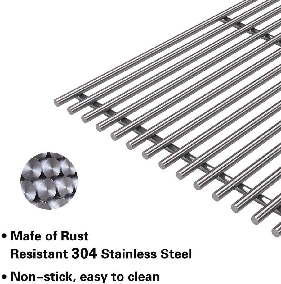 S6301C (3-Pack) 18 3/4" Stainless Steel Cooking Grid for BBQ Tek GSC3219TA, GSC3219TN, Master Forge B10LG25 Members Mark B09SMG1-3F, B09SMG-3, BQ05046-6, BQ05046-6A, BQ06042-1 Grill