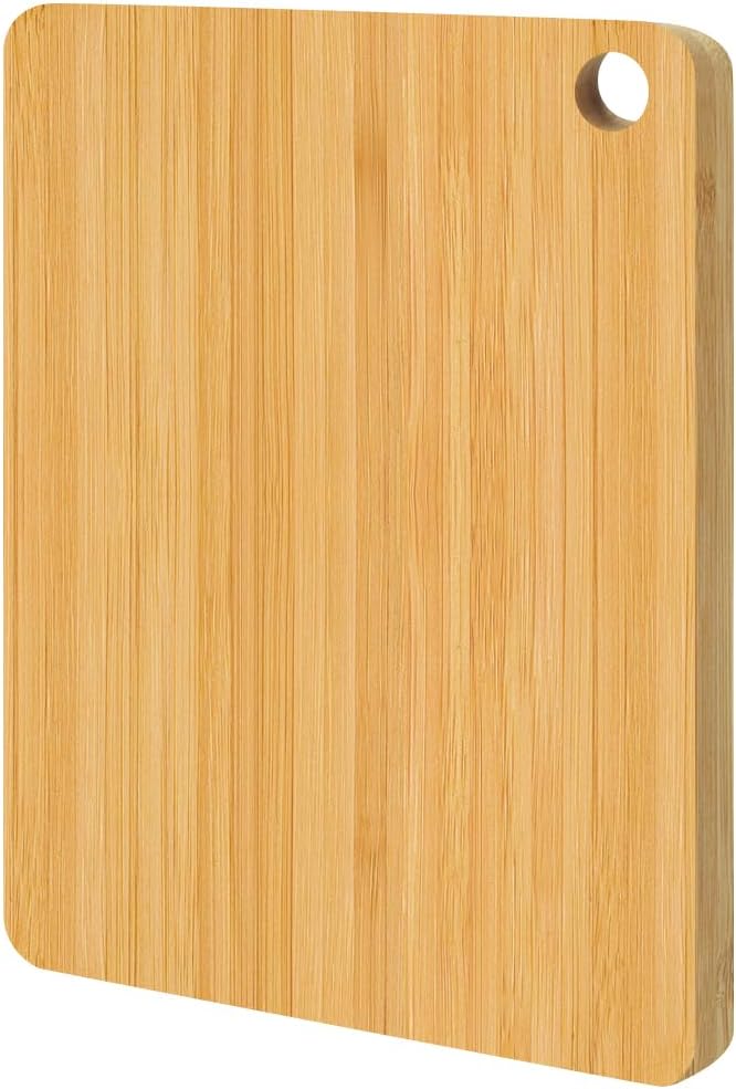 Bamboo Cutting Board, Wooden Cutting Boards for Kitchen, Wood Double Sided Food-Grade Chopping Board for Meat Cheese Vegetable (Small)