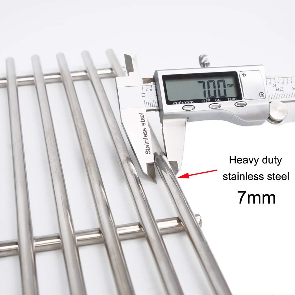 SF4103(3-Pack) 17 3/4" Stainless Steel Cooking Grid Grates Replacement for Charmglow 810-8410-F and Brinkmann 810-2410-S, 810-2411-F, 810-2411-S, 810-2511-S, 810-4557-0, 810-7490-F, 810-8410-F