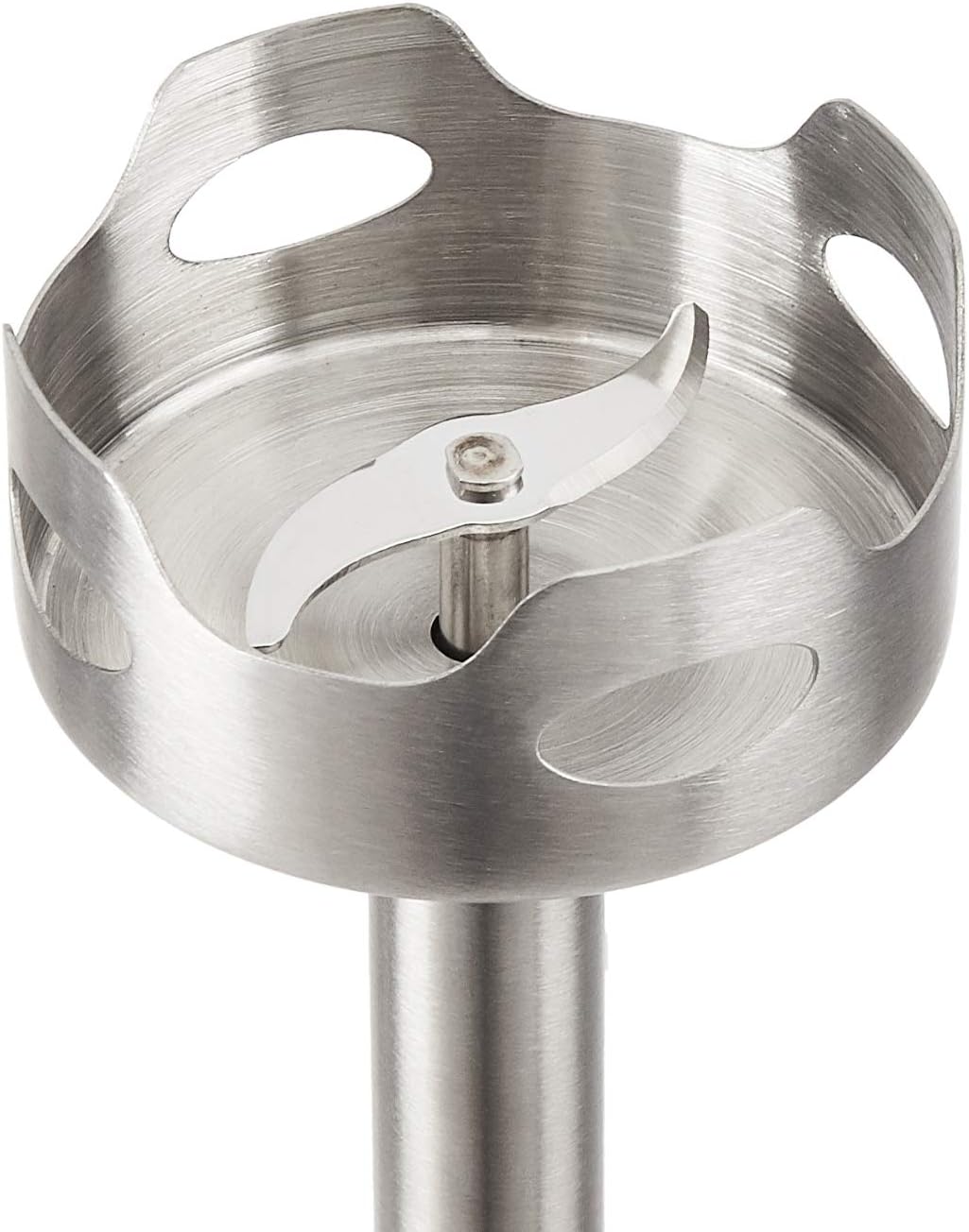 Amazon Basics Multi-Speed Immersion Hand Blender for Kitchen Mixing, Smoothies, Soups, 500 Watt Powerful, Silver