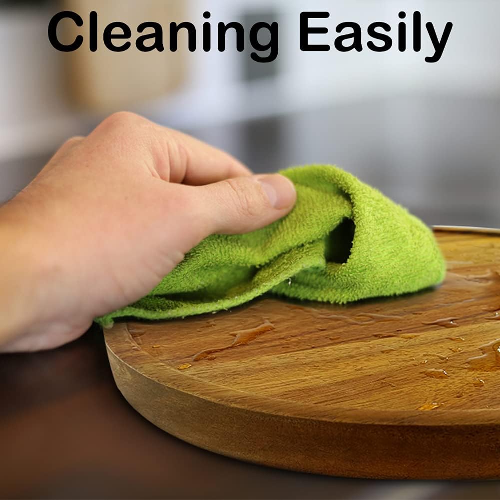 9" Acacia Wood Lazy Susan Organizer Kitchen Turntable for Cabinet Pantry Table Organization,2 Pack