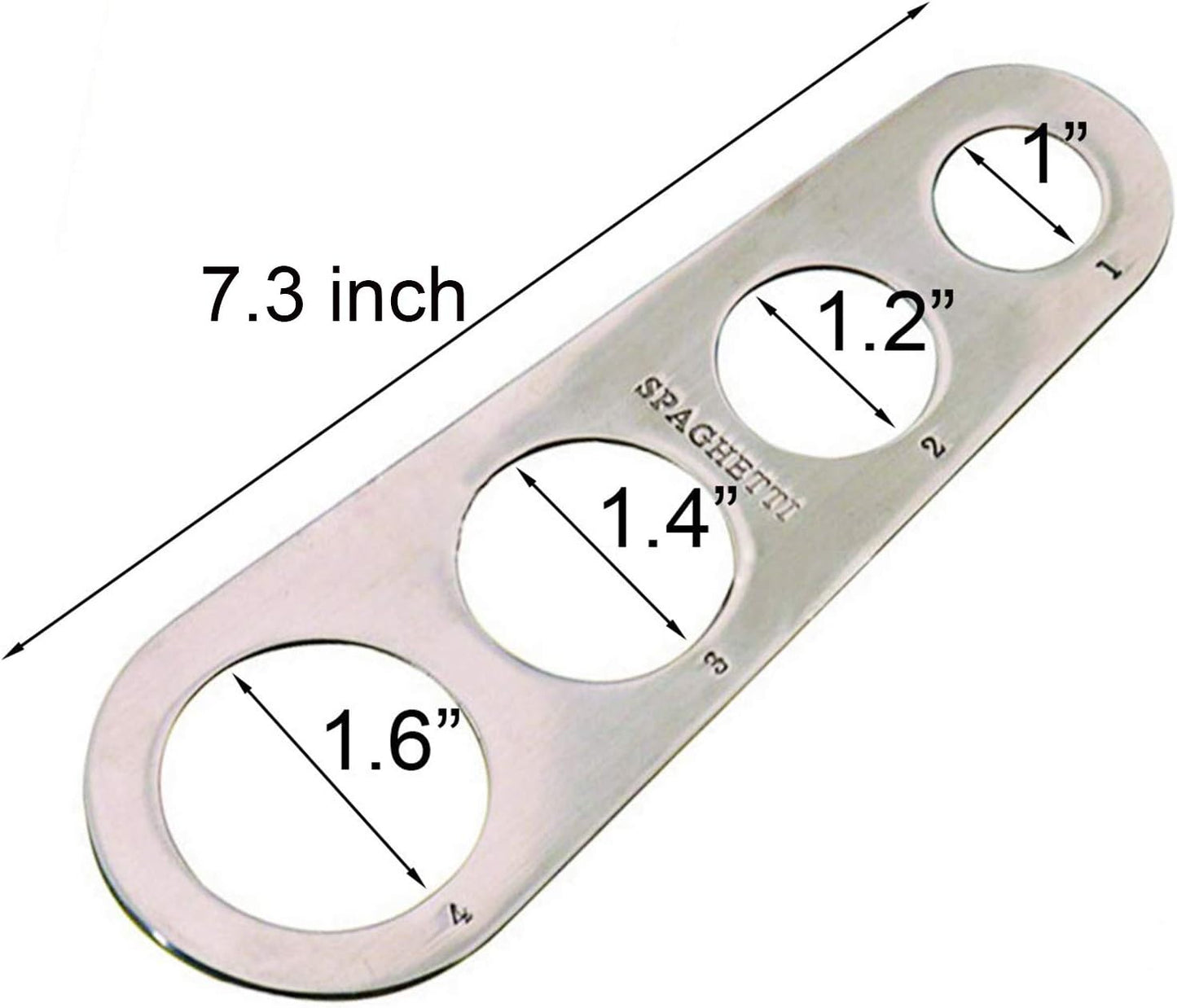 Stainless Steel Spaghetti Measurer Quick Pasta Measuring Tool for Kitchen Cooking