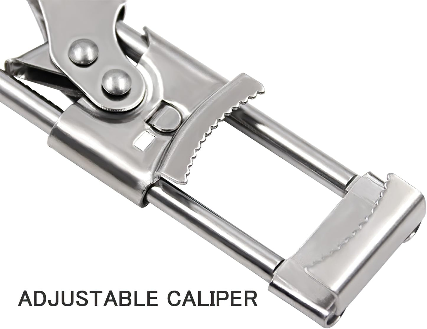 Jar Opener for Weak Hands, Adjustable Multifunctional Stainless Steel Can Opener Jar Lid Gripper With non-slip module, Removes Tight Jar Lid for Seniors with Arthritis, Manual, Kitchen Accessories