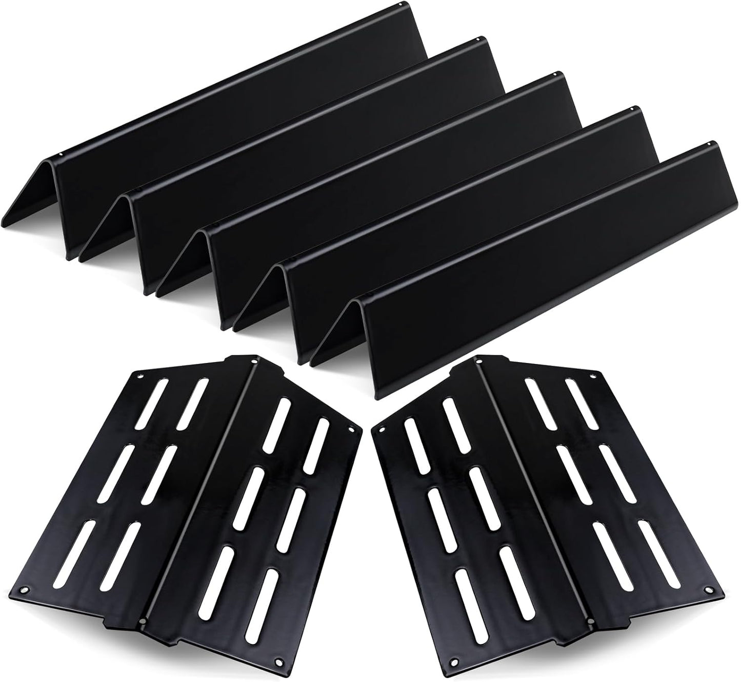 17.5 inch Flavorizer Bars Gas Grill Replacement Parts for Weber Genesis 300 Series E310 E320 E330 S310 S320 S330 EP/CEP-310 EP/CEP-320 EP/CEP-330, Porcelain Steel Heat Deflector