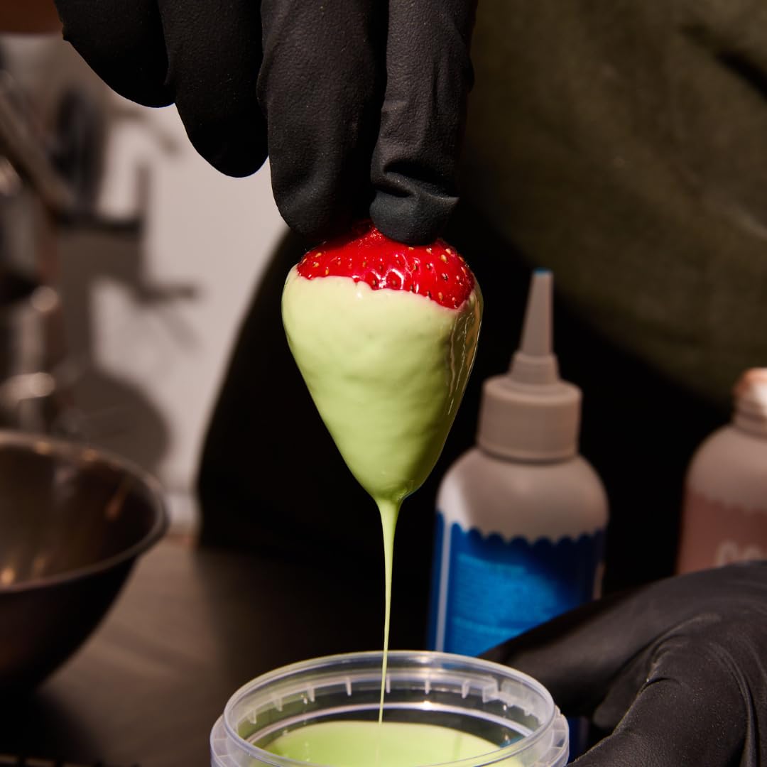 Colour Mill Chocolate Drip Easy-Melt Drizzle for Desserts, 125 Grams Mint