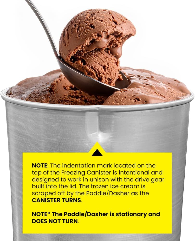 Elite Gourmet EIM418 Old Fashioned 4 Quart Vintage Walnut Wood Bucket, Electric Ice Cream Maker Machine, Uses Ice and Rock Salt Churns Ice Cream in Minutes