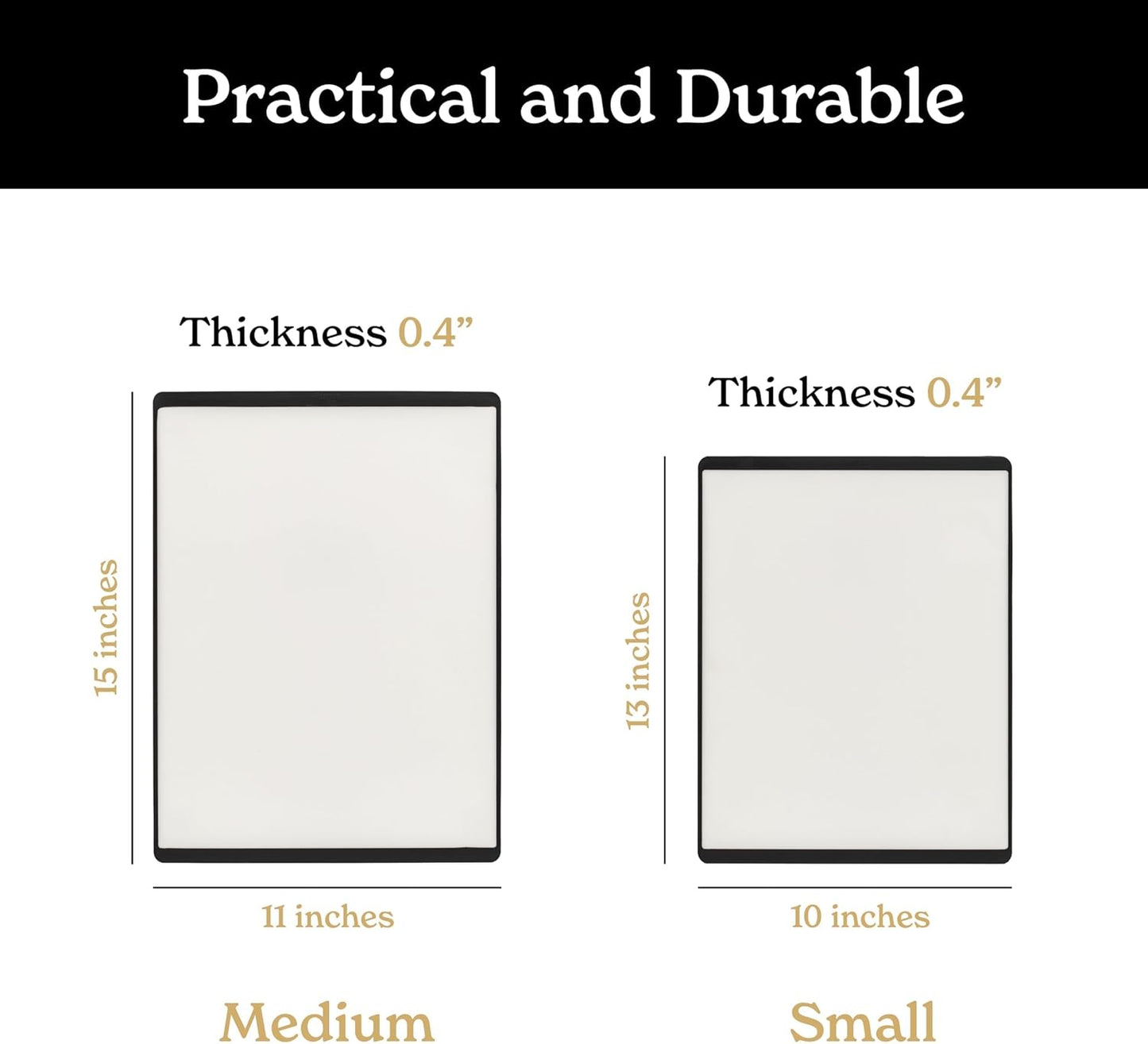 SMIRLY Plastic Cutting Board Set, Dishwasher Safe Plastic Cutting Boards Set for Kitchen, Cutting Boards for Kitchen - Plastic Chopping Board Set