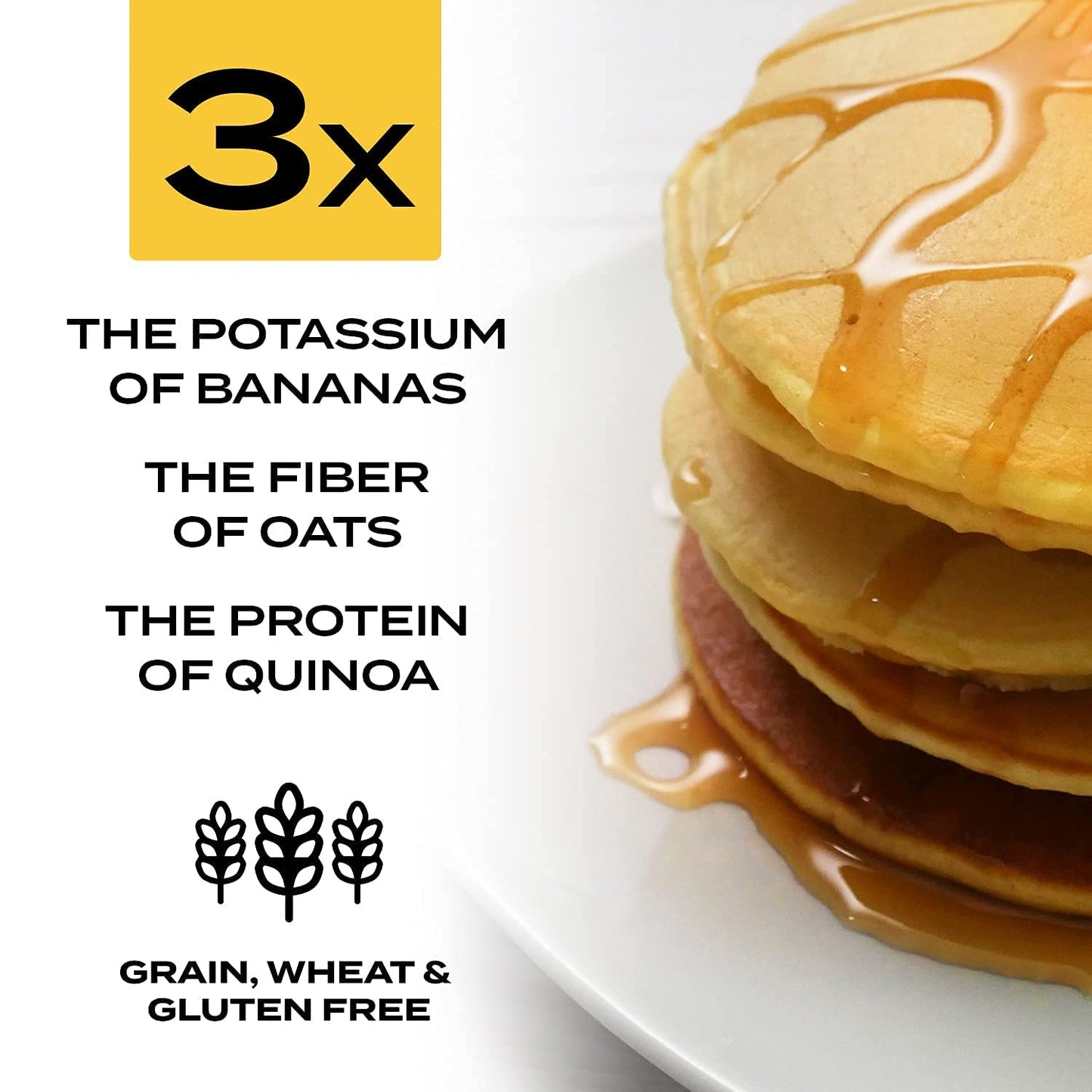 Aviate Lupini FLOUR - Keto & Vegan Friendly Superfood - Non-GMO, Gluten Free, Lupin Flour Keto, High Protein, Low Calorie & Low Carb - Rich in Dietary Fiber and Minerals - 100% Lupin Beans -16 Ounces (Pack of 3)