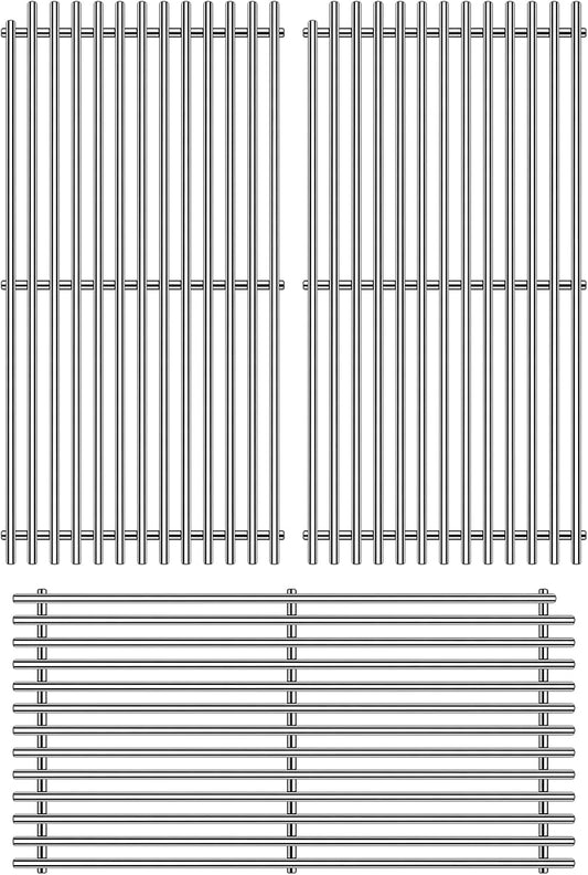 54801 Grill Grates Replacement for DCS Grill Parts 20” DCS 36, 48, 36ABQR,36BQ, 36BQR, 36DBQ, 48DBQAR, 48DBQR, 48EBQAR, 48EBQR, BGA36-BQARL, BGA36-BQARN, Stainless Steel BBQ Ceramic Rods Grids