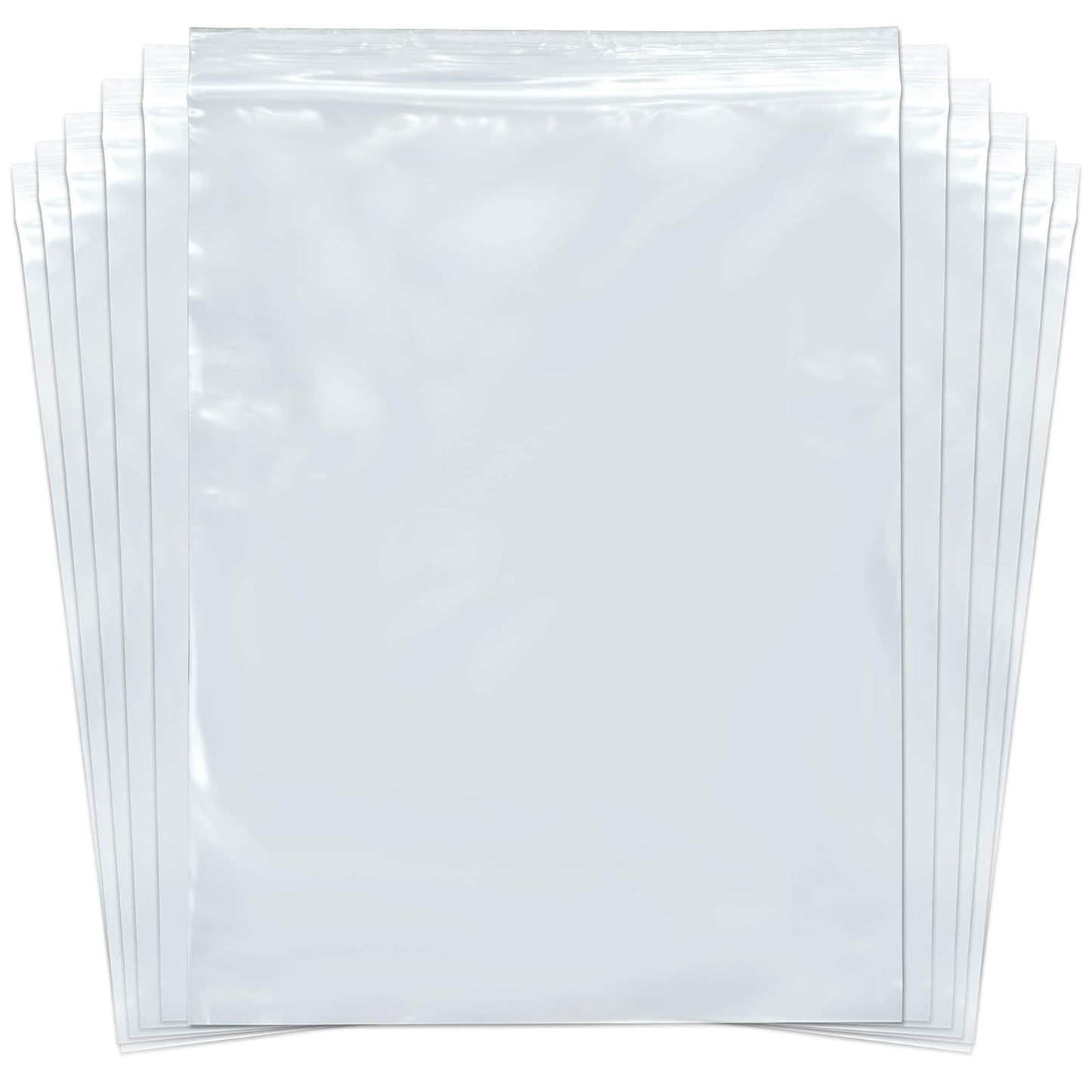 SNL Quality Zipper Lock Reclosable Clear Disposable Plastic Bags, Strong | 10" X 13" - 2 MIL - 100 Bags