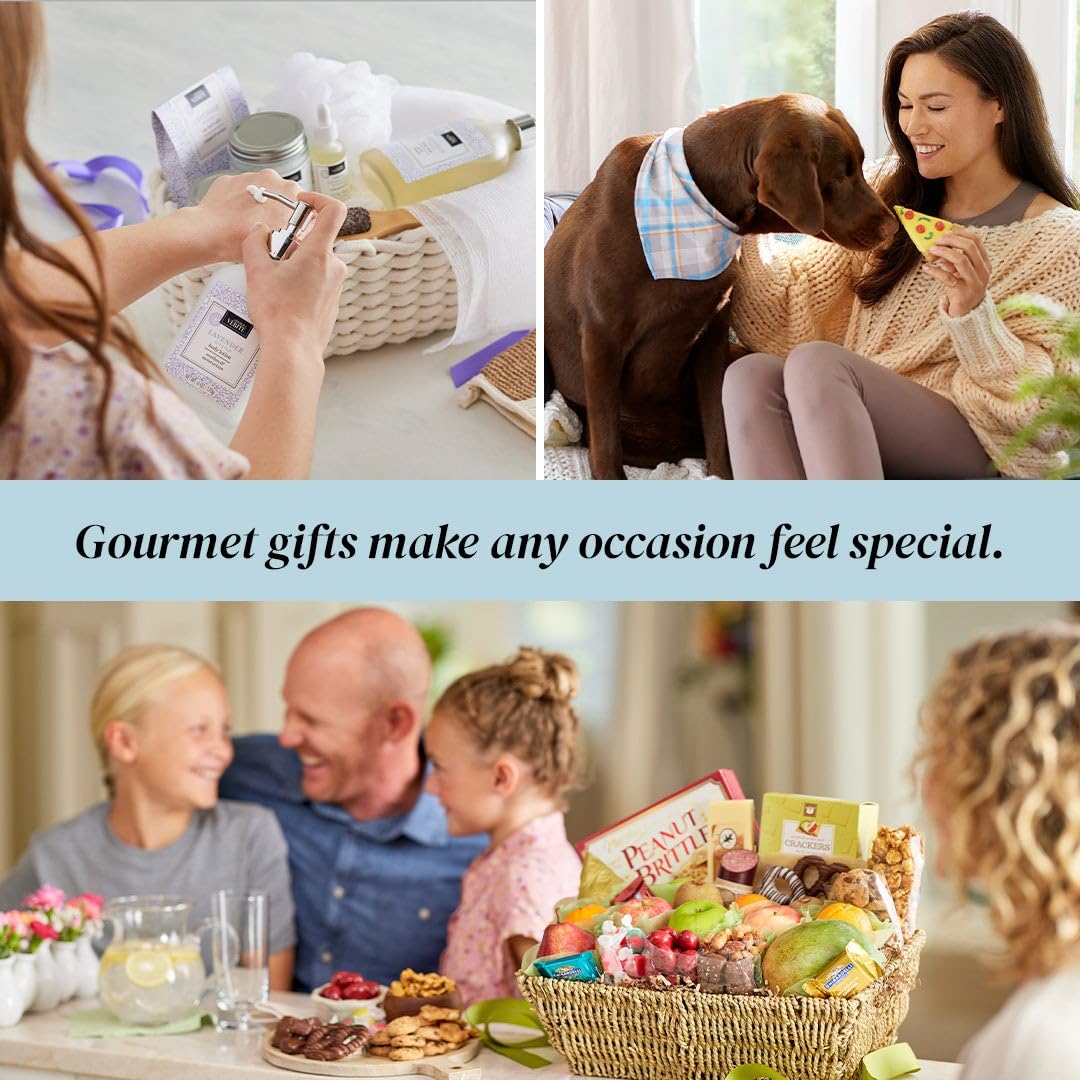 GreatFoods With Sincere Sympathy Condolence Fruit & Sweets Gift Basket, condolence gift, gourmet food gift, sympathy gift