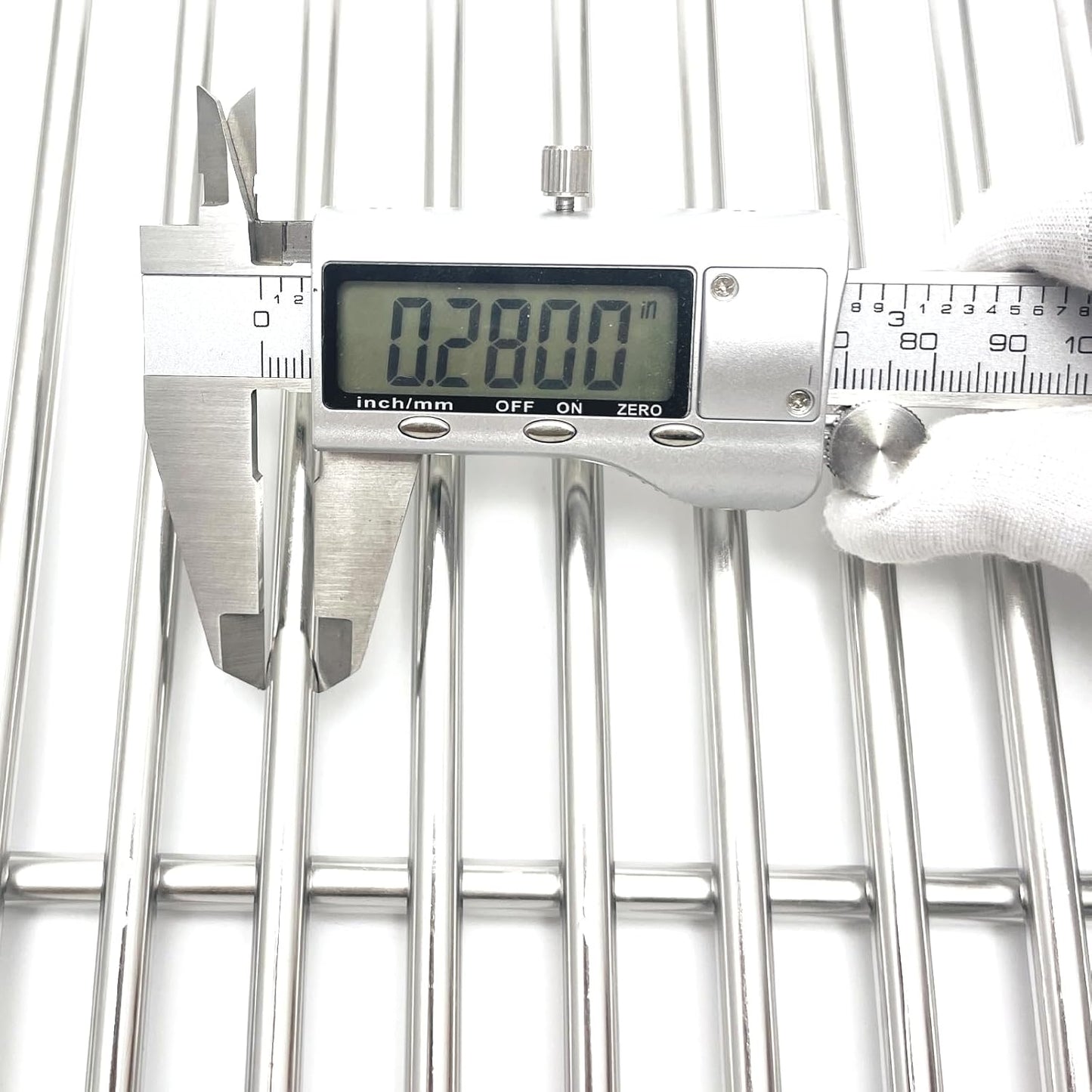 18-1/8" Stainless Steel Grates Replacement for Charbroil 463263110, 463268107, 463271309, 463271312, 463271313, 463271314, 463271315, 466231711, 466247310, 466247512 Kenmore Gas Grill