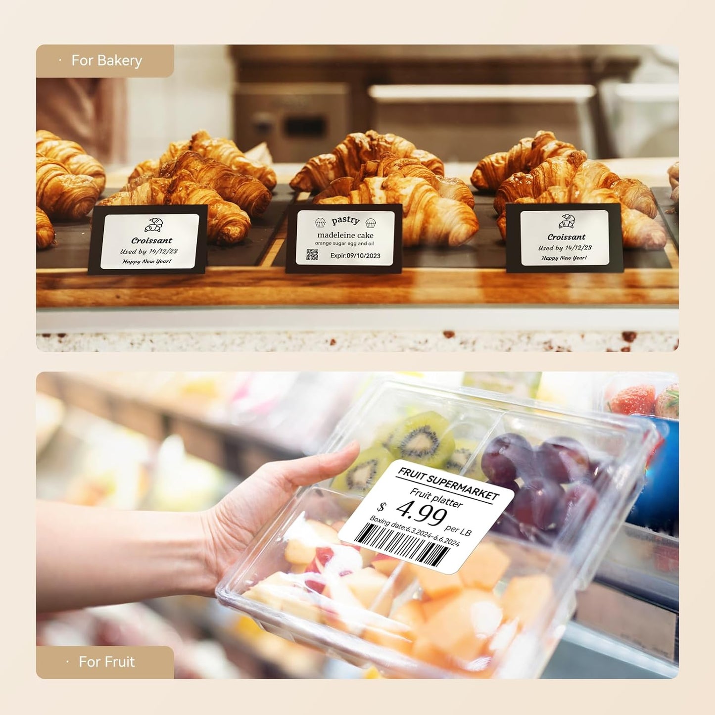 NIIMBOT K3 Label Printer, 3 Inch Label Maker with High-Speed, Bluetooth and USB Connection, Support Smartphone & PC, Thermal Label Maker for Small Business and Home Office