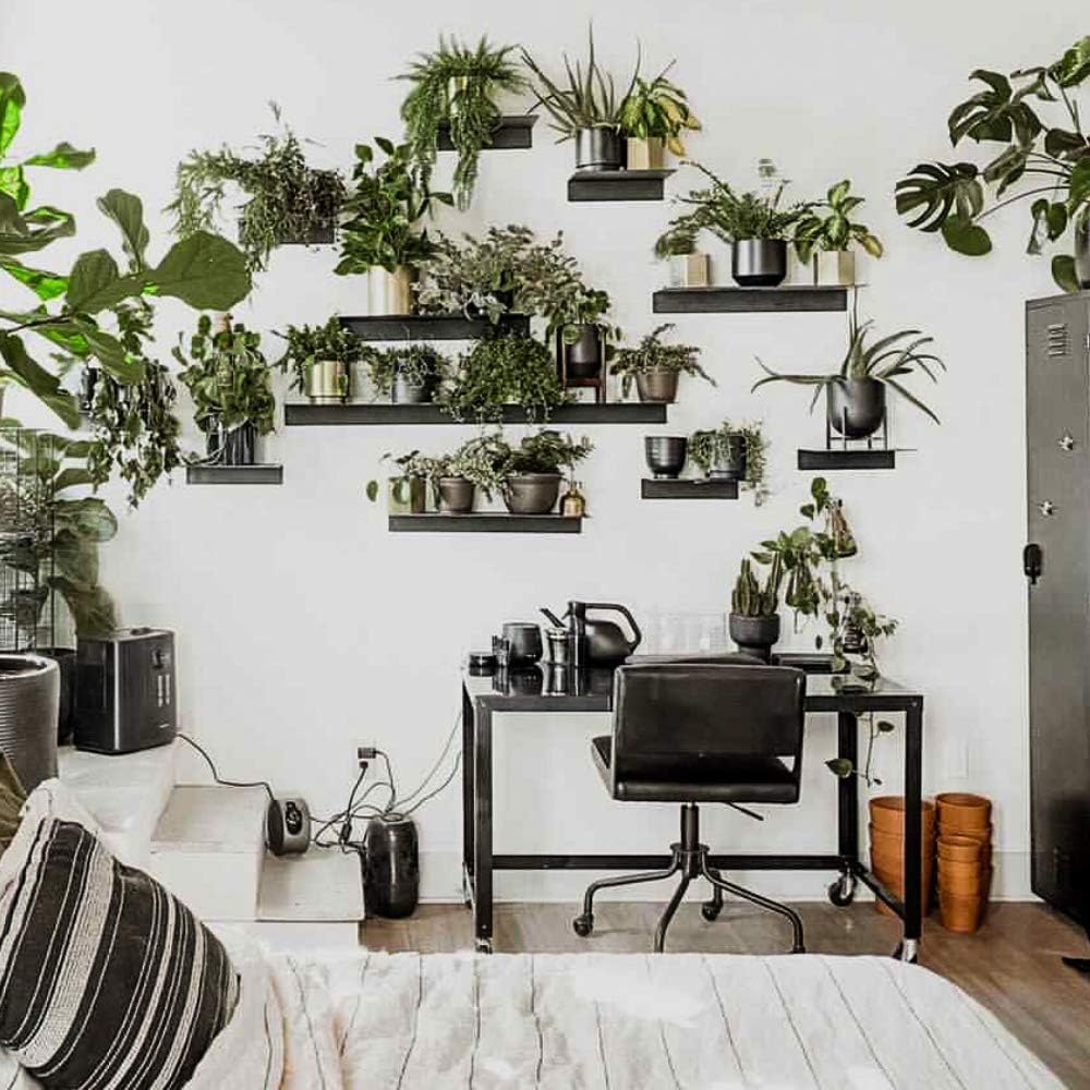 DIY CARTEL Linear Floating Shelf - Forged Raw Blackened Steel - Industrial Heavy Duty Metal Wall Mounted Modern Rustic Shelf - Made in The USA (36-inch x 12-inch)